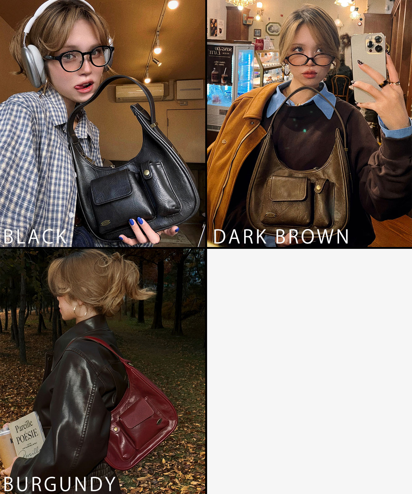 【 DEVICE × Nalm.コラボ 】 Rename アジャスター ワンハンドル ヴィンテージ ハンドバッグ(ミラー付き) メンズ レディース