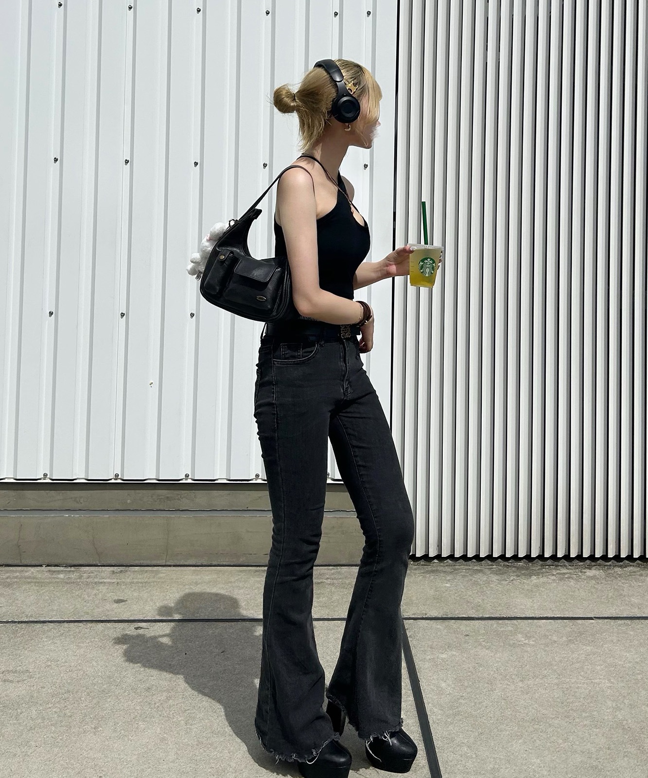 【 DEVICE × Nalm.コラボ 】 Rename アジャスター ワンハンドル ヴィンテージ ハンドバッグ(ミラー付き) メンズ レディース