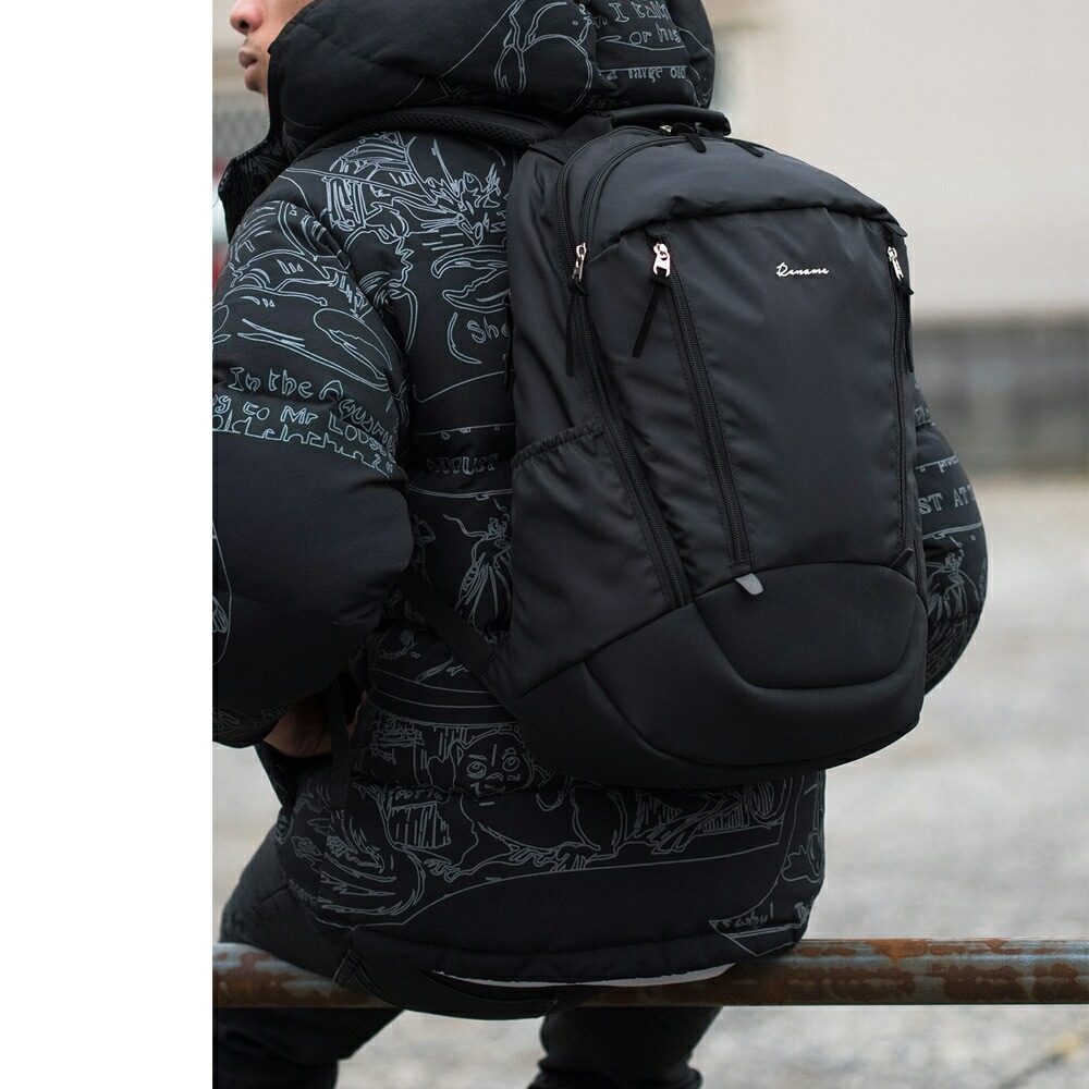 Rename ナイロン ダブルジップバックパック