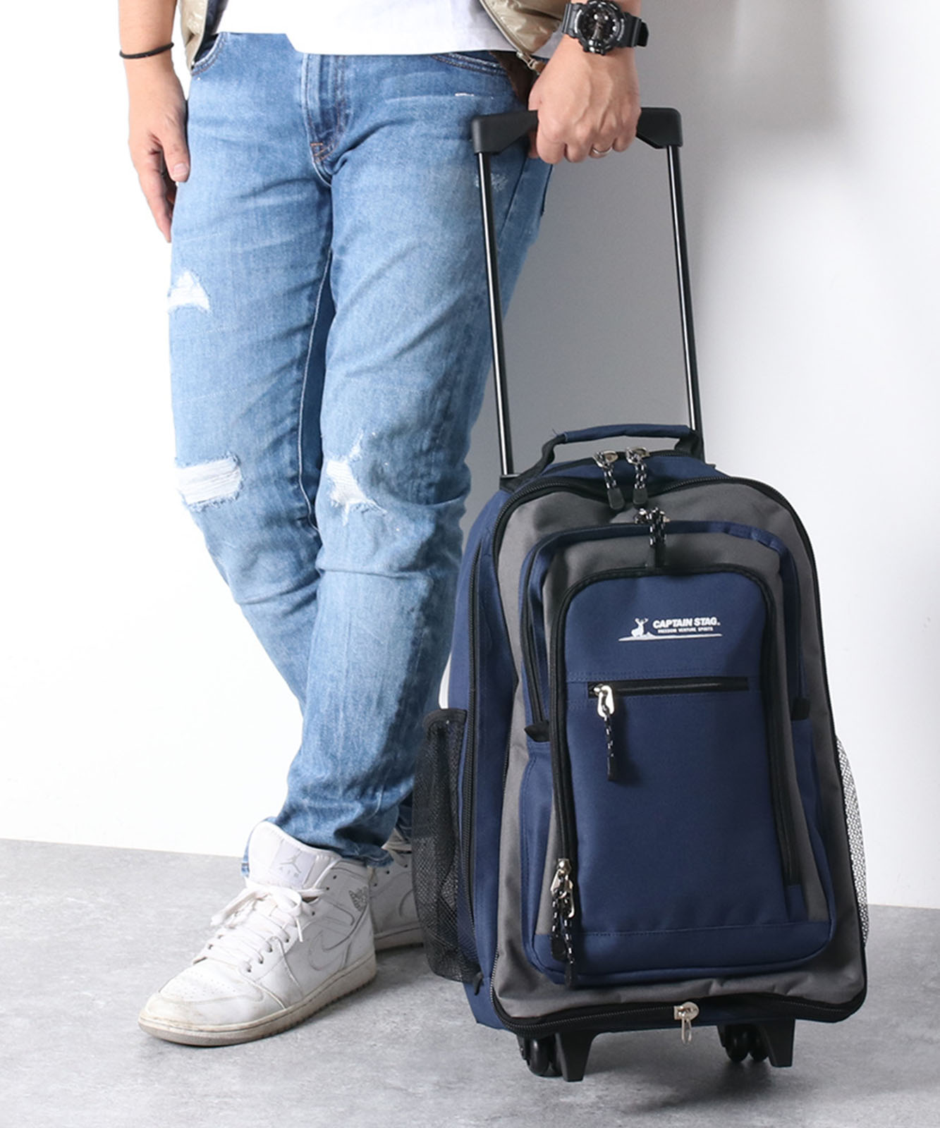 CAPTAIN STAG P600D 2WAY キャリーリュック