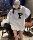 DEVICE select シンプルオーバーサイズ 刺繍ロゴ スウェット メンズ レディース ユニセックス