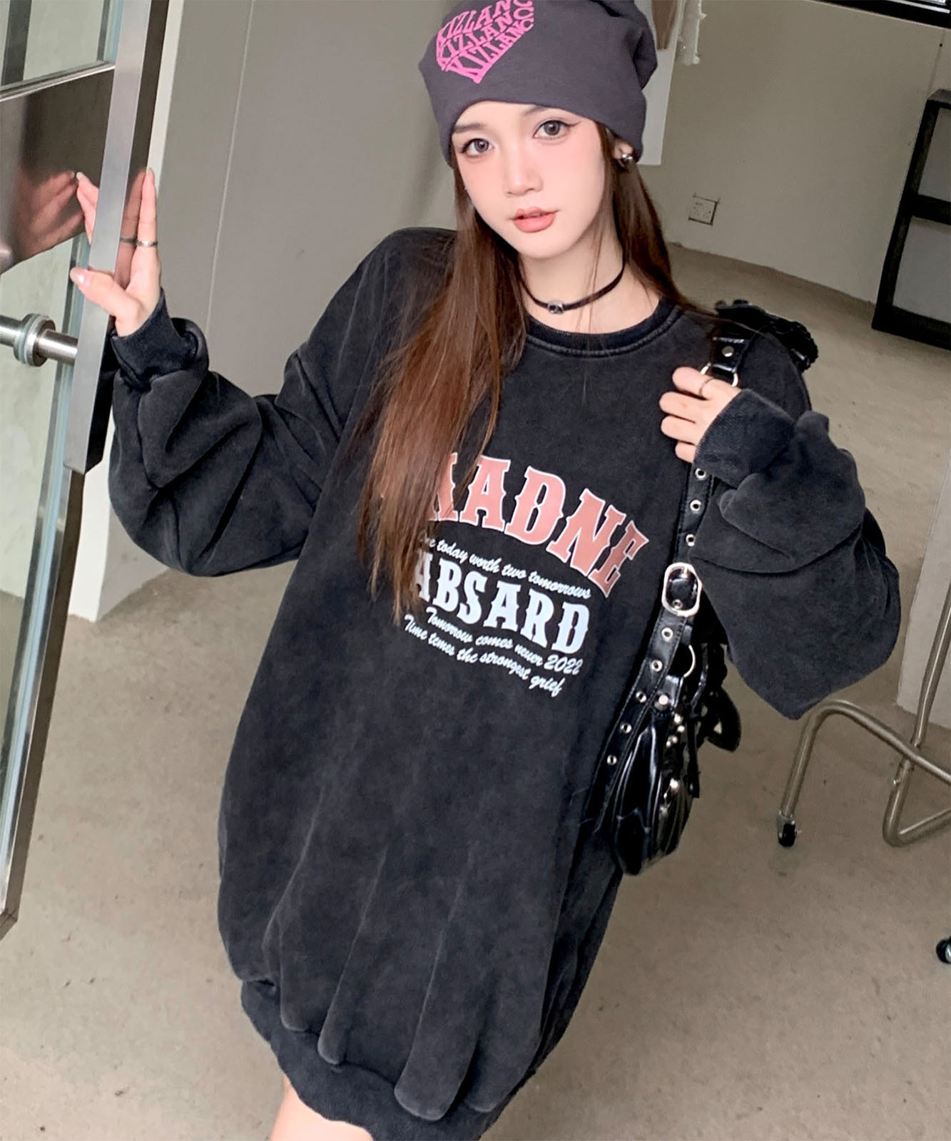 DEVICE select アメリカンヴィンテージ ピグメント 肉厚 スウェット トレーナー メンズ レディース 秋服 冬服