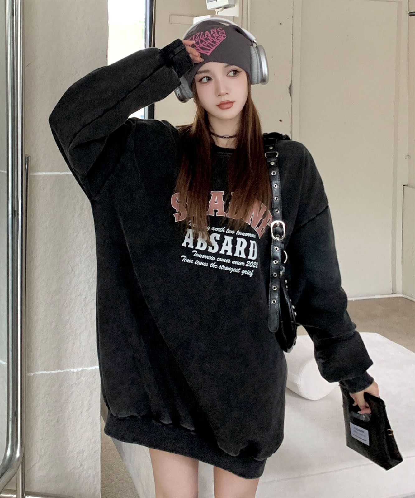 DEVICE select アメリカンヴィンテージ ピグメント 肉厚 スウェット トレーナー メンズ レディース 秋服 冬服