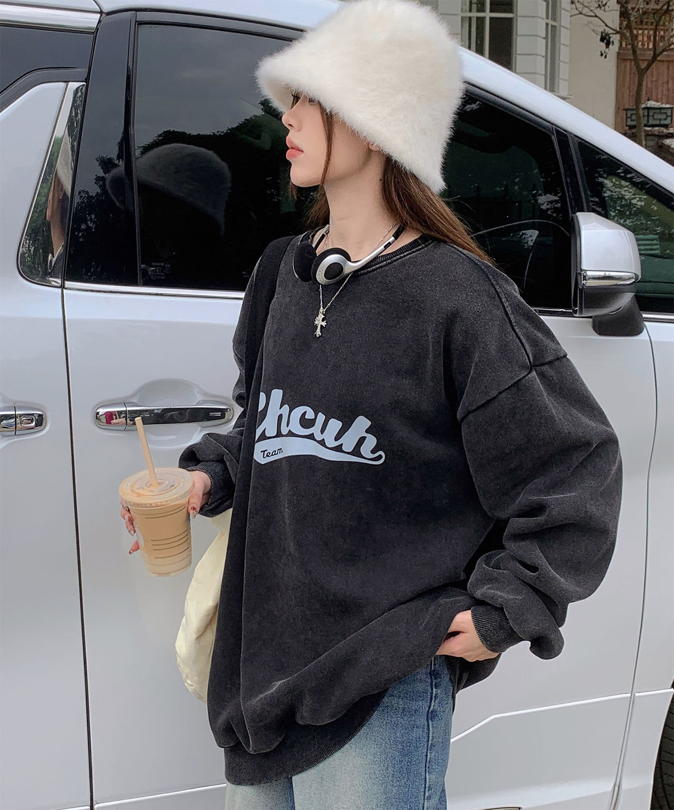 DEVICE select アメリカンヴィンテージ ピグメント 肉厚 スウェット トレーナー メンズ レディース 秋服 冬服