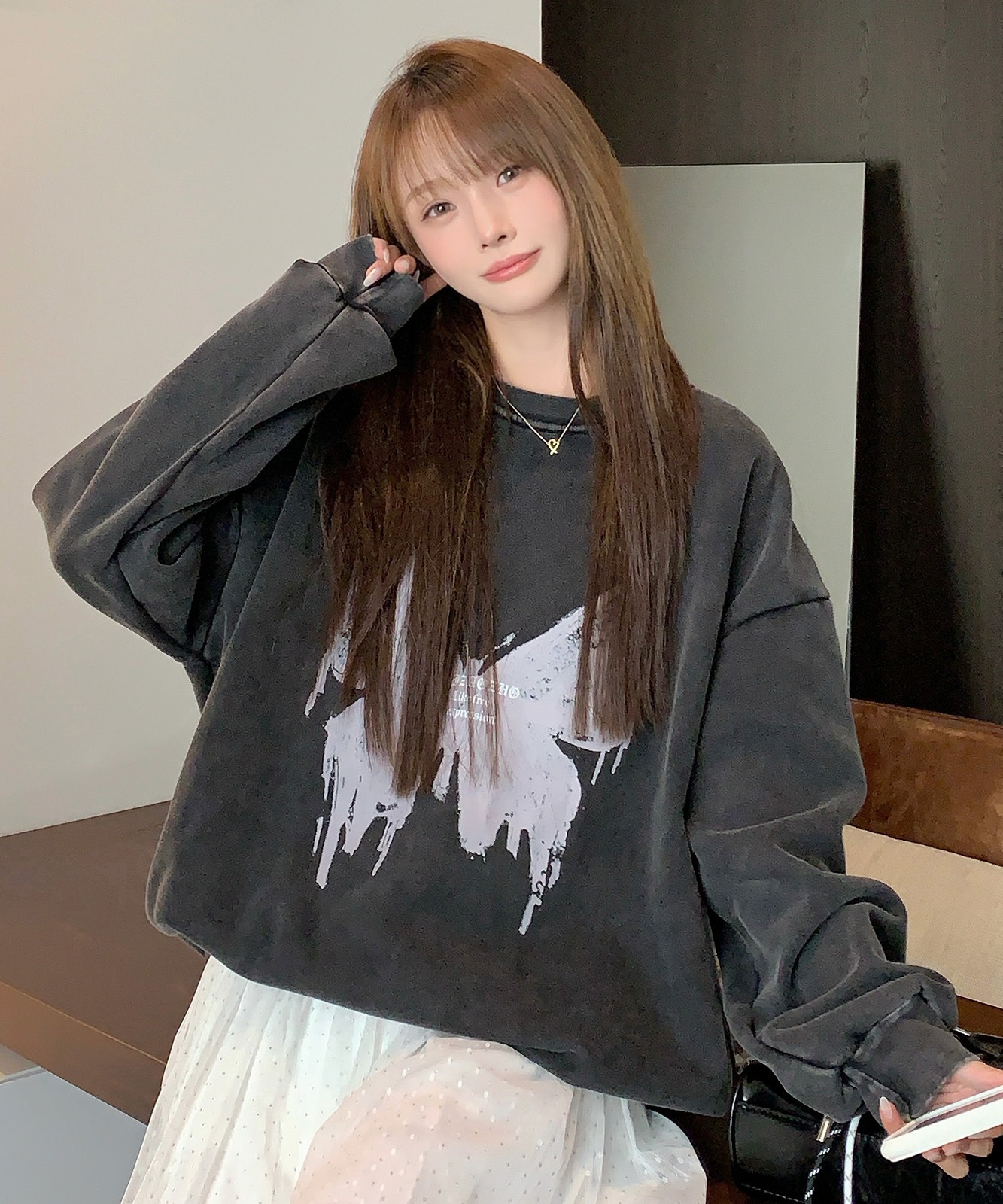 DEVICE select アメリカンヴィンテージ ピグメント 肉厚 スウェット トレーナー メンズ レディース 秋服 冬服