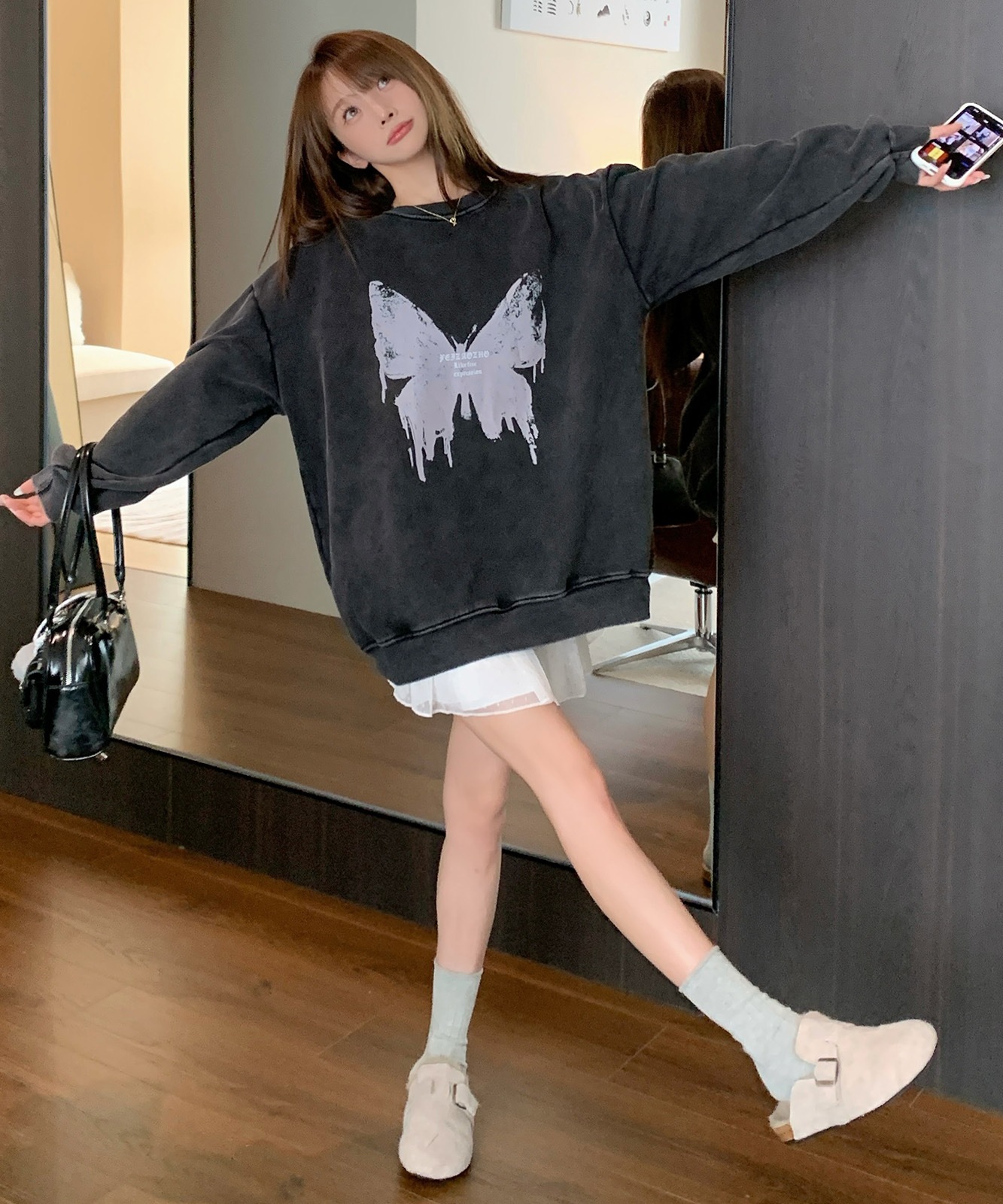 DEVICE select アメリカンヴィンテージ ピグメント 肉厚 スウェット トレーナー メンズ レディース 秋服 冬服