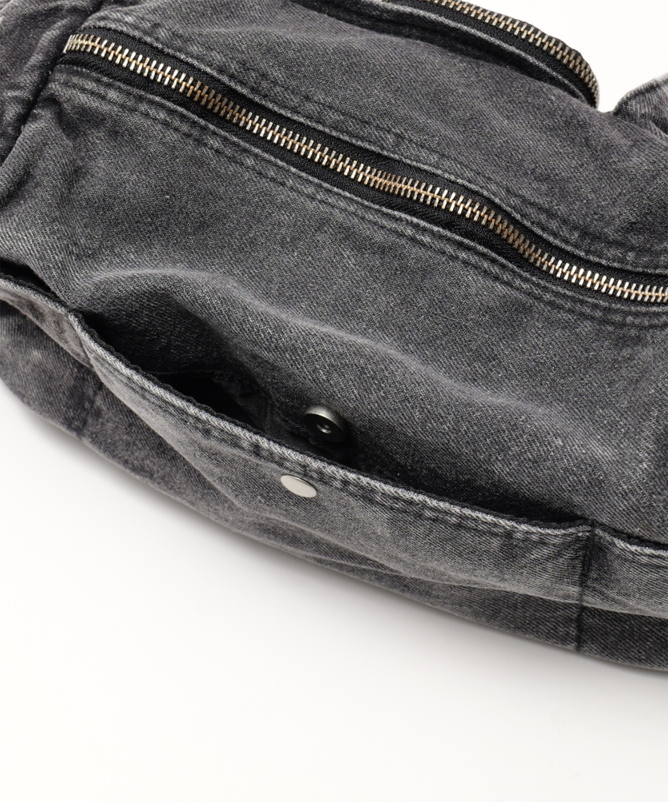 DEVICE 】 ヴィンテージ ウォッシュ デニム ショルダーバッグ