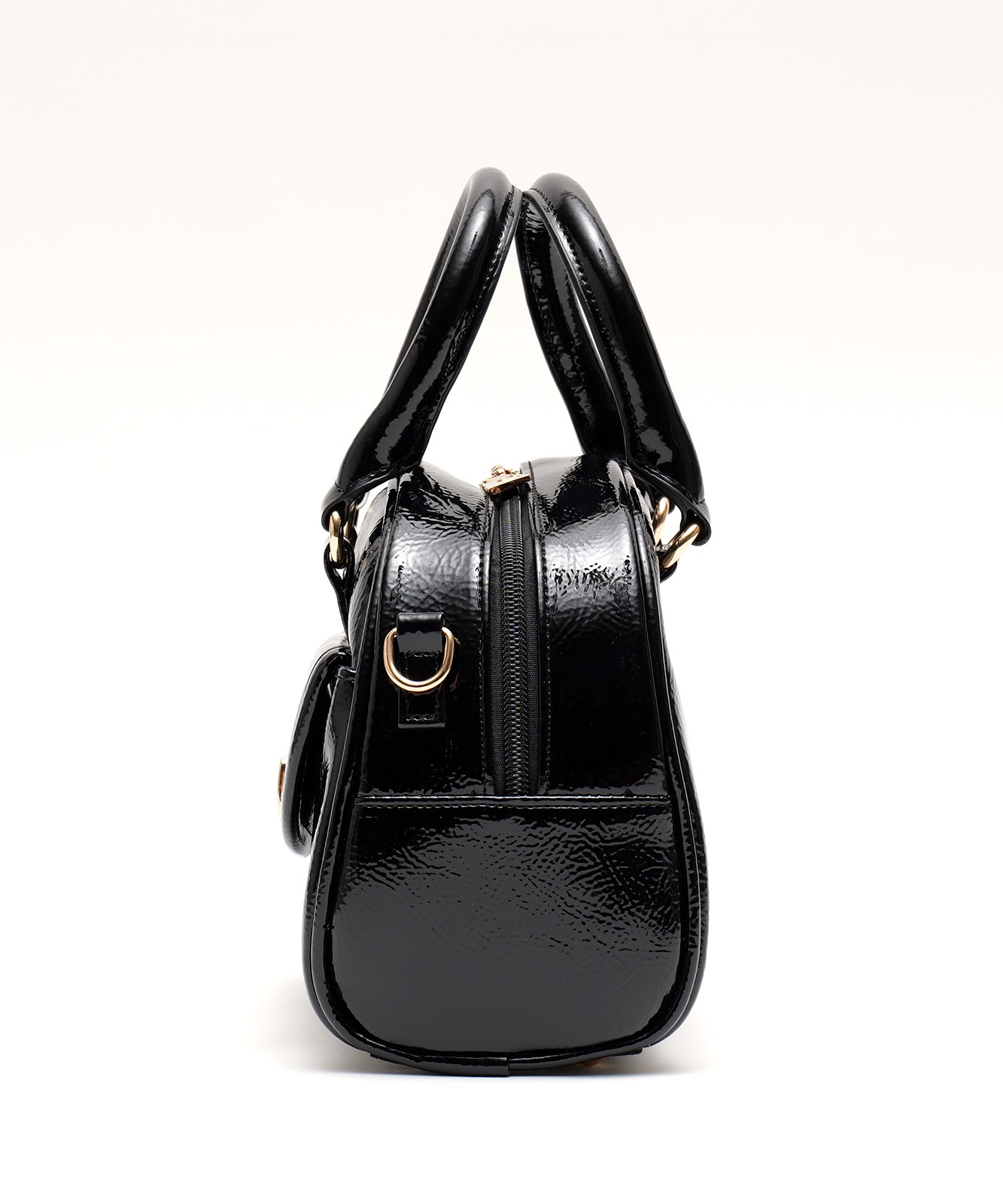 【 DEVICE GAL 】 エナメル ハンドバッグ ミニボストン 2way レディース おしゃれ ブランド 学生 通勤 きれいめ 大人 女性 高見え 上品 DSE25036