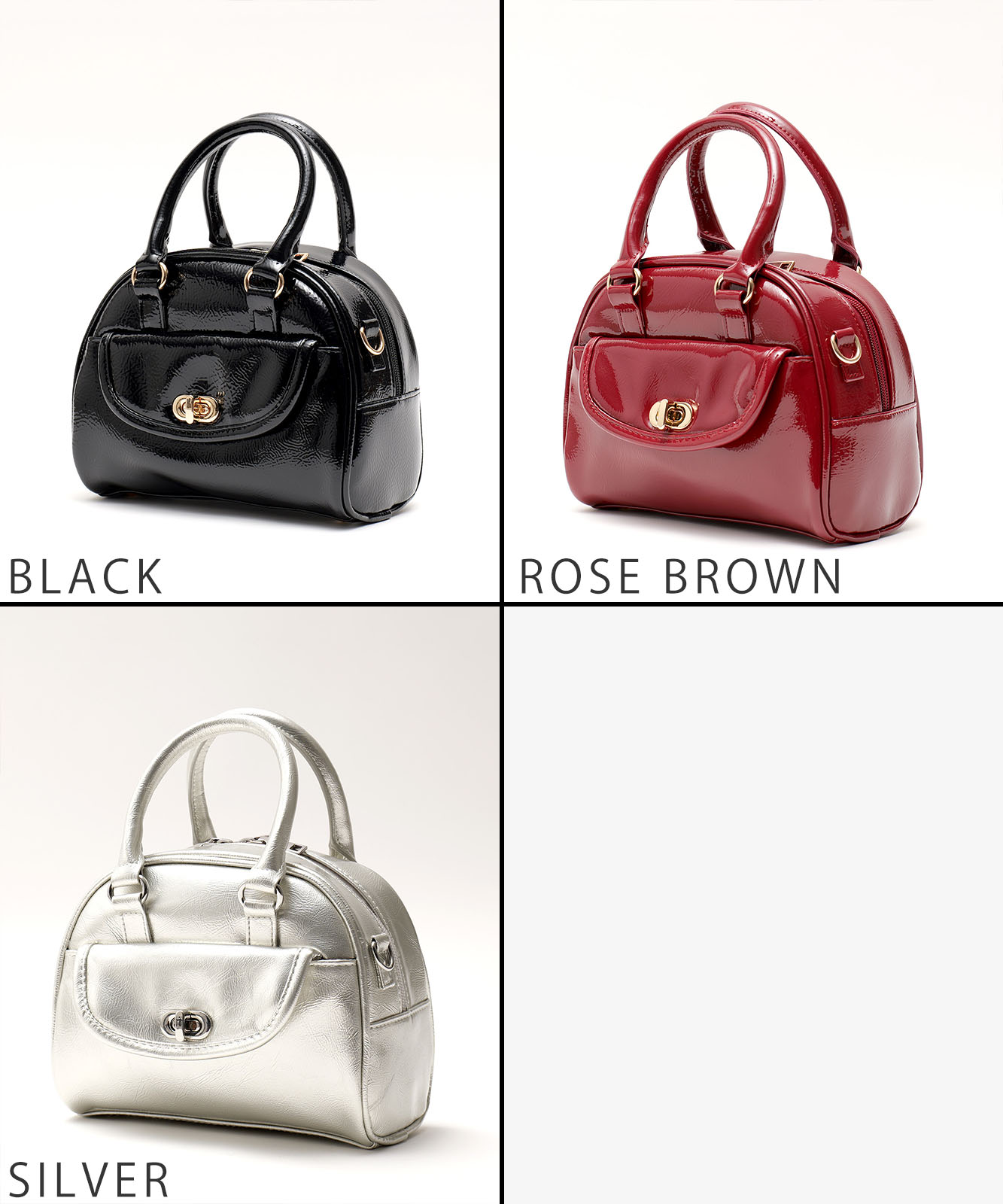 【 DEVICE GAL 】 エナメル ハンドバッグ ミニボストン 2way レディース おしゃれ ブランド 学生 通勤 きれいめ 大人 女性 高見え 上品 DSE25036