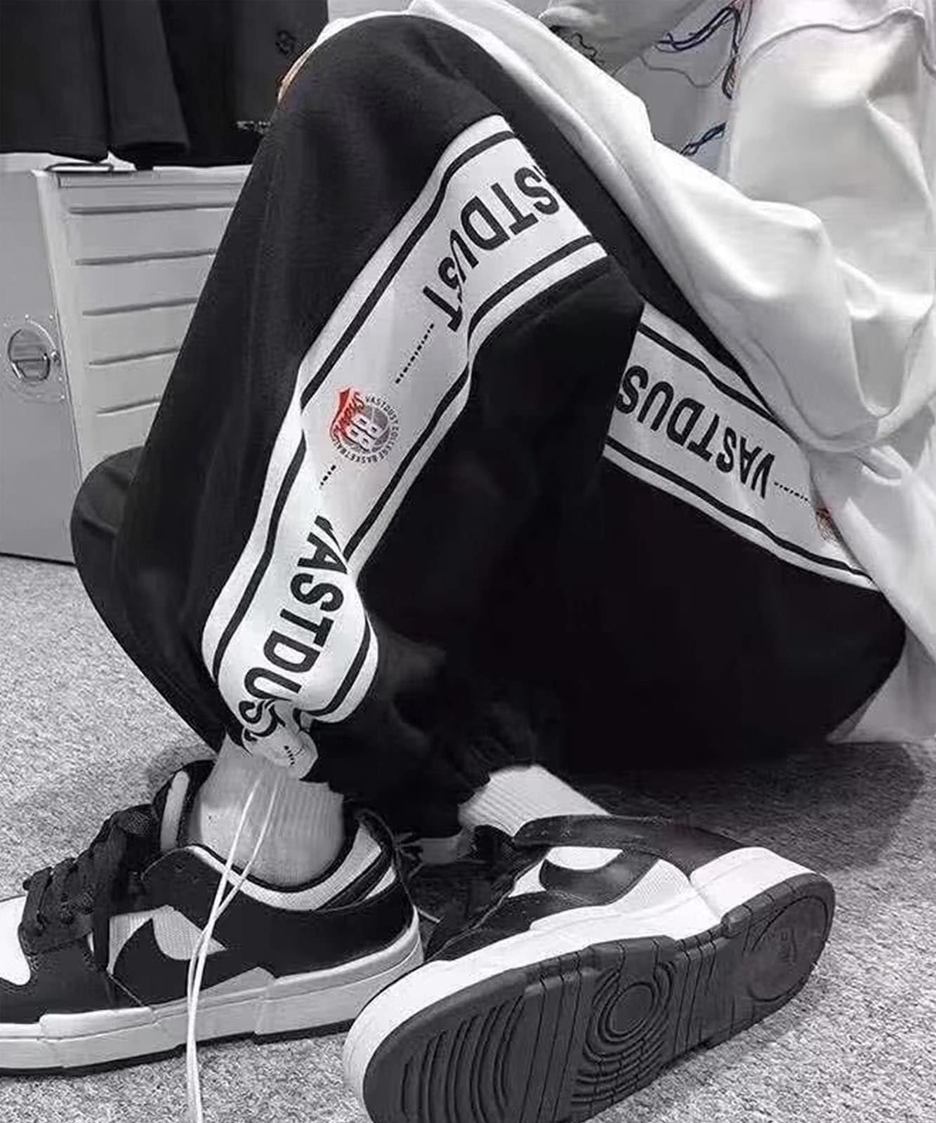 DEVICE select イラストロゴライン スウェットパンツ メンズ レディース ユニセックス