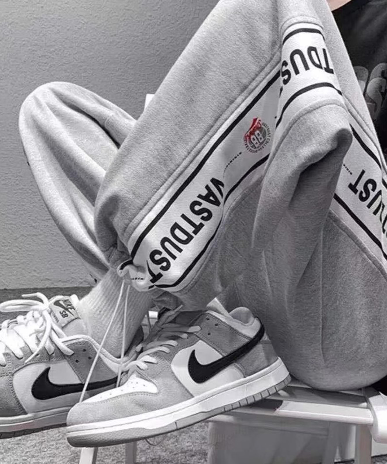 DEVICE select イラストロゴライン スウェットパンツ メンズ レディース ユニセックス