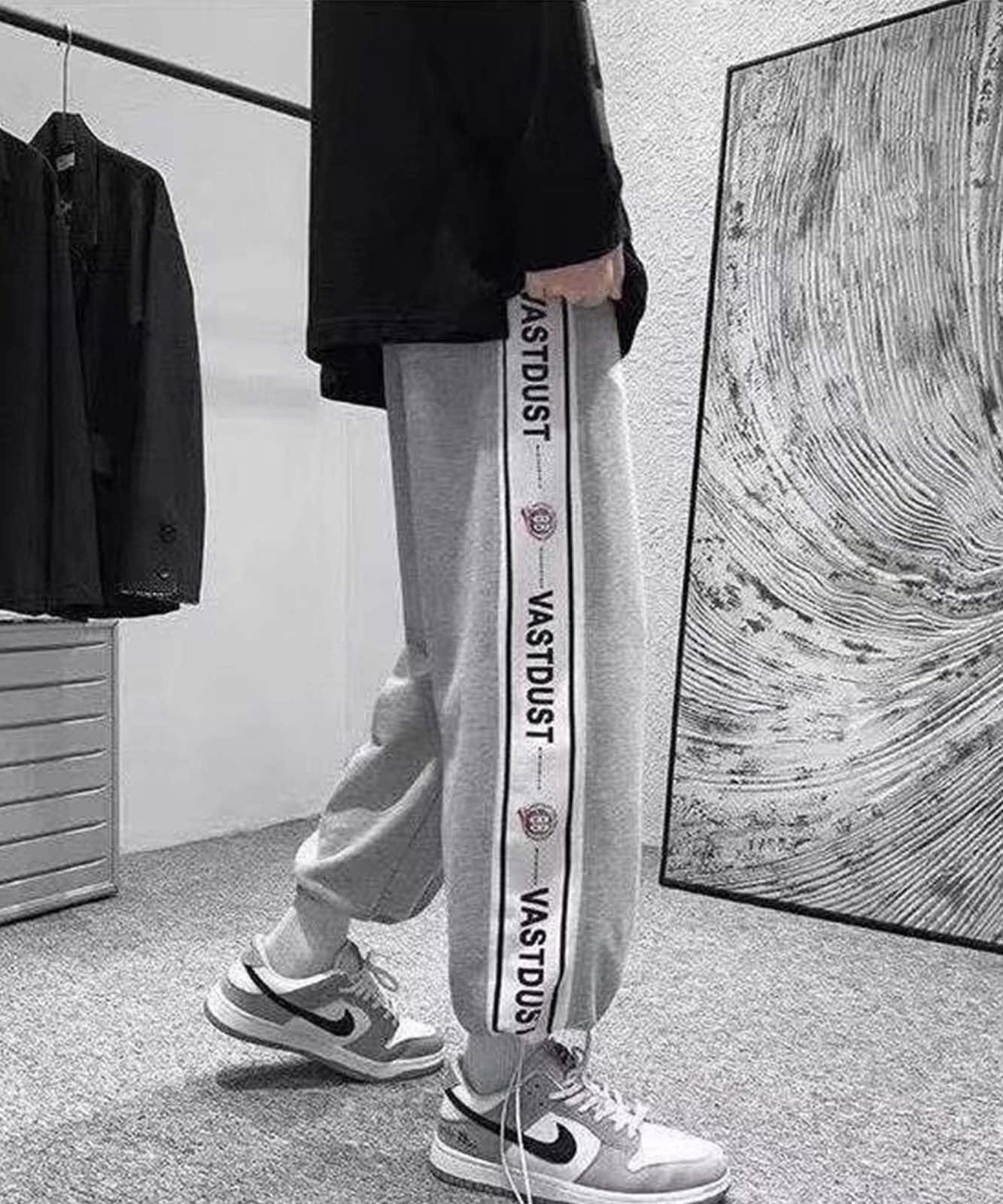 DEVICE select イラストロゴライン スウェットパンツ メンズ レディース ユニセックス