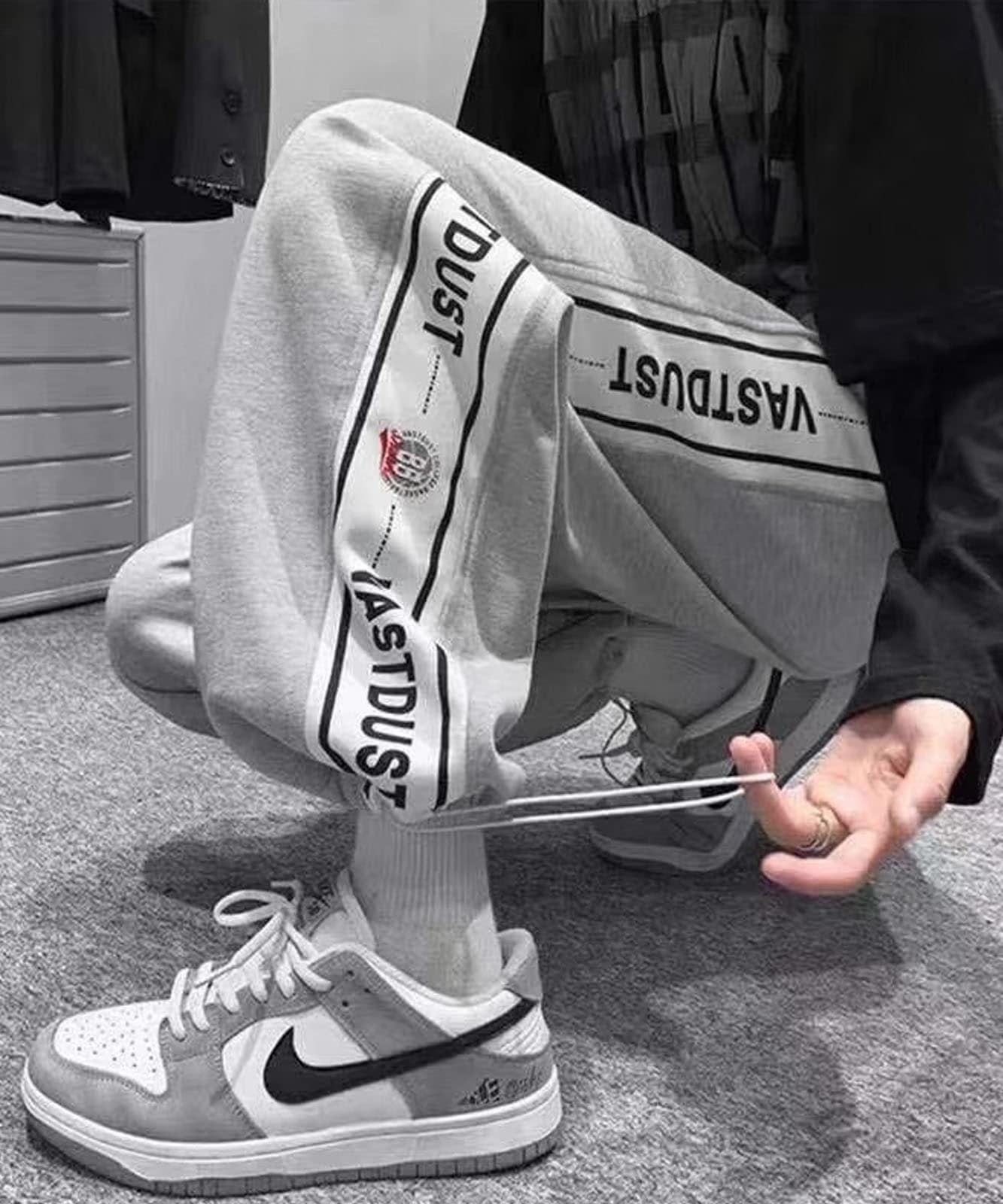 内ラインロゴテープスウェットパンツ | S.REIMON