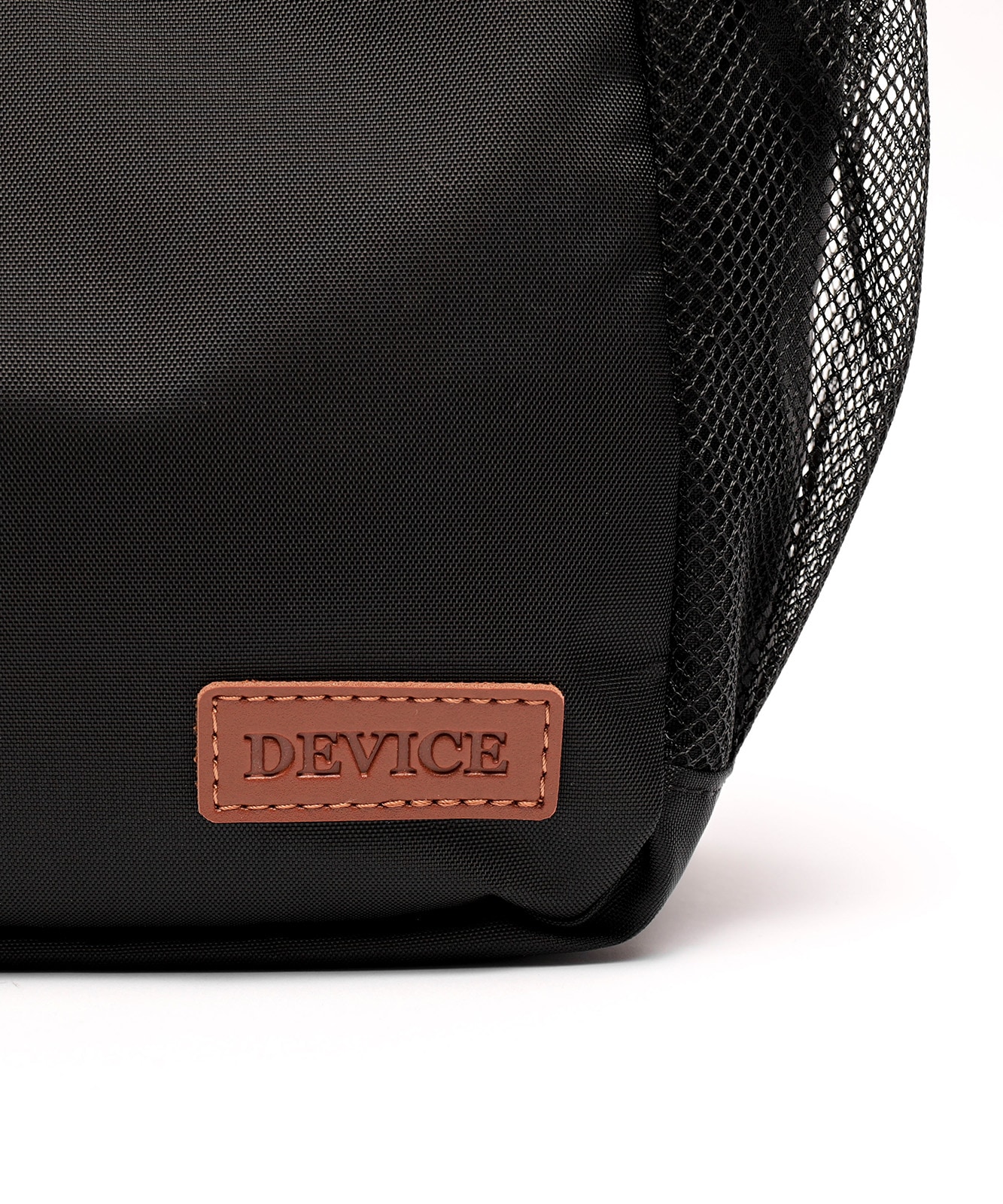 DEVICE フロントダブルポケット ナイロン ショルダーバッグ 斜めがけバッグ メンズ レディース