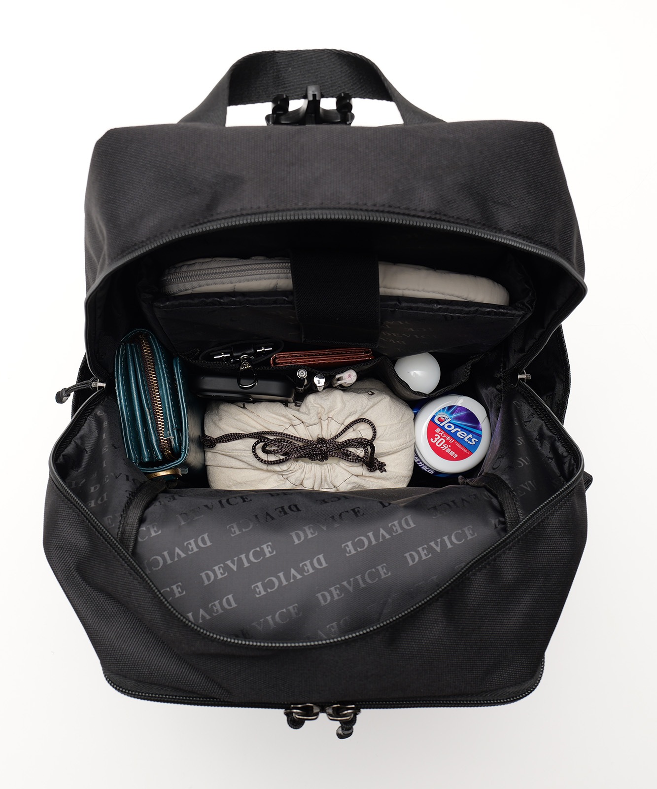 【 DEVICE 】 コーデュラナイロン リュック バックパック メンズ レディース ユニセックス 大きめ おしゃれ ブランド 学生 通勤 カジュアル ストリート きれいめ 大人 DRN25098