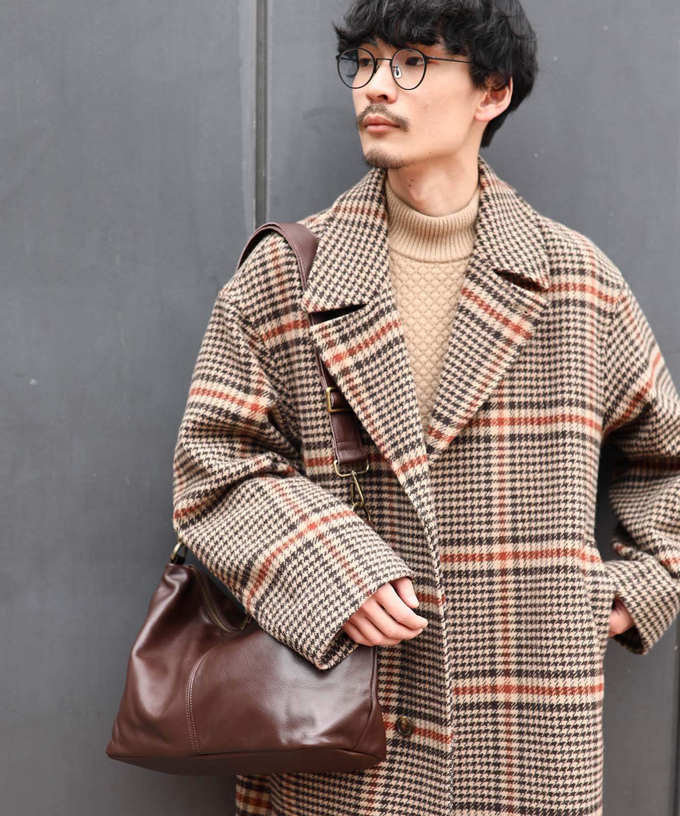 【 DEVICE 】 TransitGate G2 本革エディターズバッグ ショルダーバッグ 大容量 横長 牛革 レザー 2WAY 通勤 通学 高見え メンズ レディース ユニセックス TGS7013