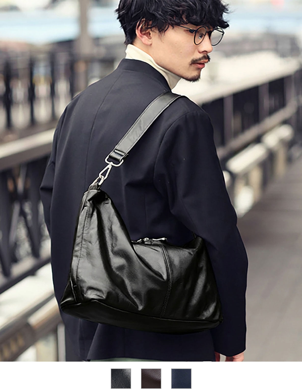 【 DEVICE 】 TransitGate G2 本革エディターズバッグ ショルダーバッグ 大容量 横長 牛革 レザー 2WAY 通勤 通学 高見え メンズ レディース ユニセックス TGS7013