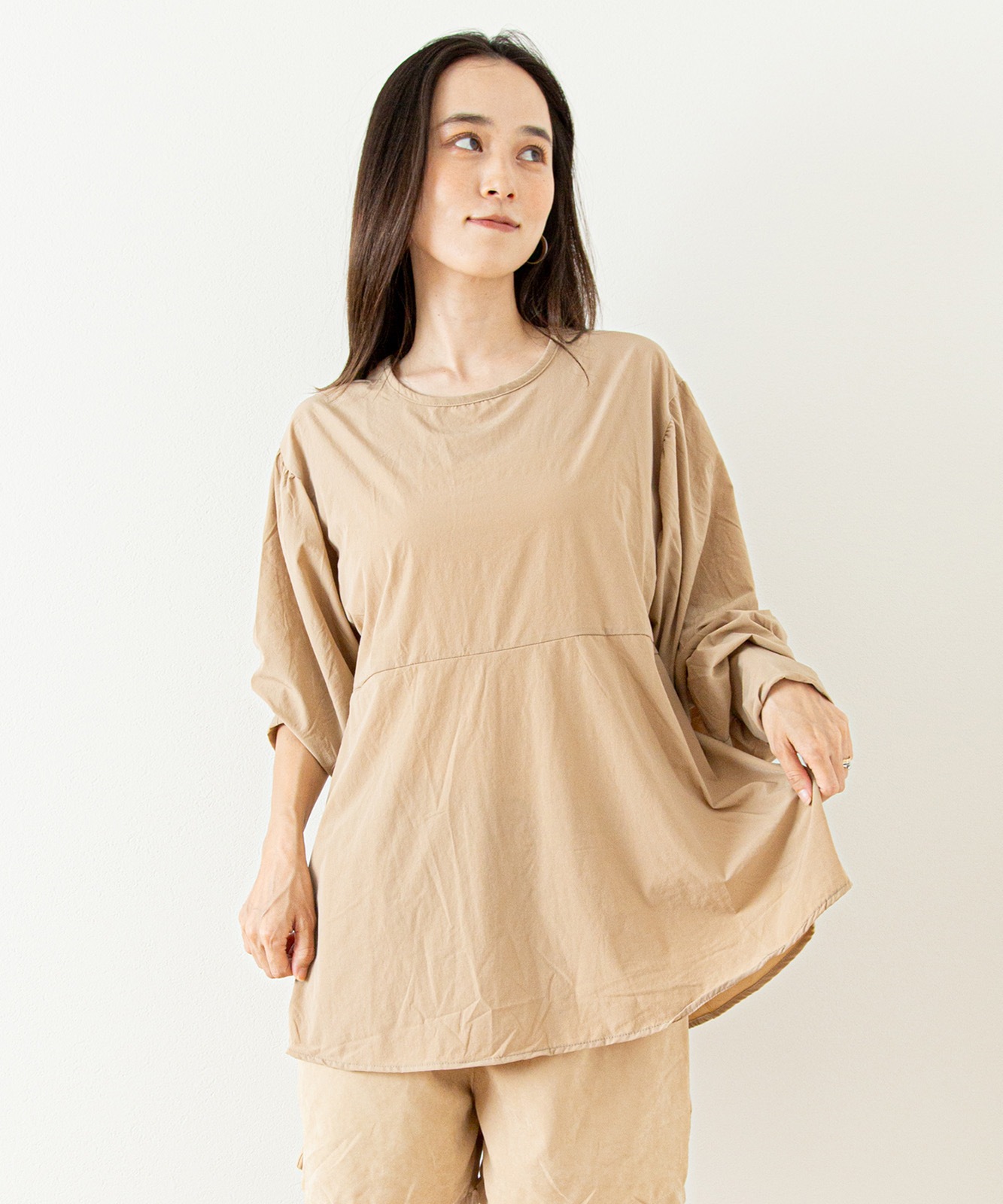 DEVICE+ ラッシュガード 長袖 水陸両用 日焼け防止 体型カバー トップス レディース