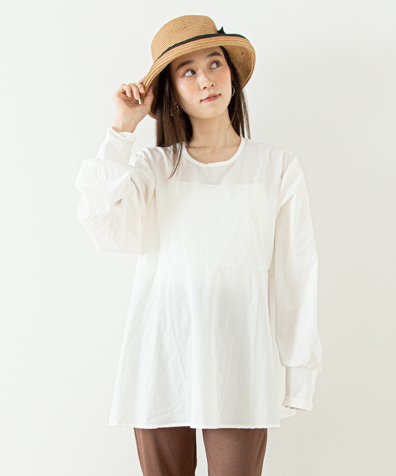 DEVICE+ ラッシュガード 長袖 水陸両用 日焼け防止 体型カバー トップス レディース