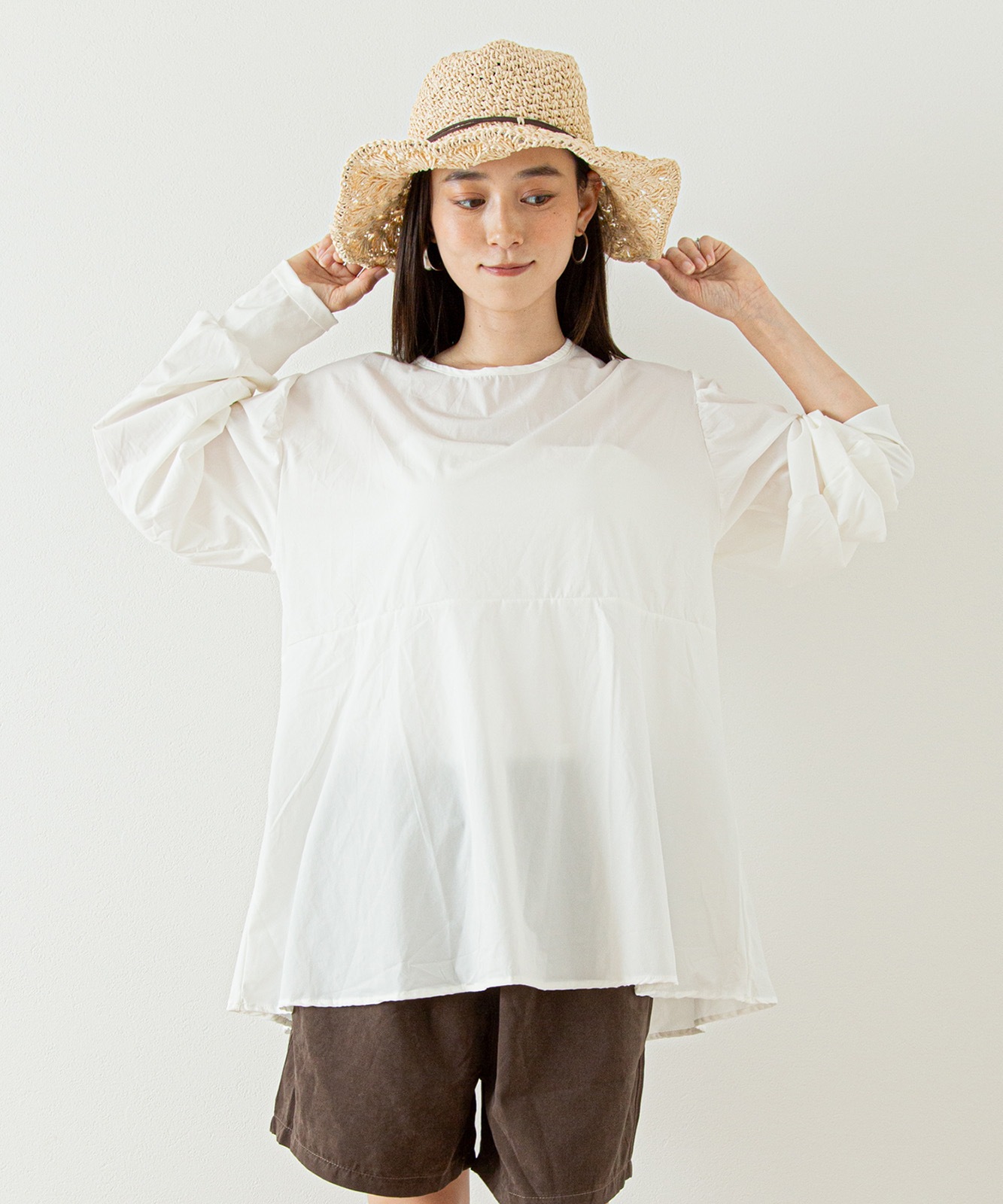 DEVICE+ ラッシュガード 長袖 水陸両用 日焼け防止 体型カバー トップス レディース