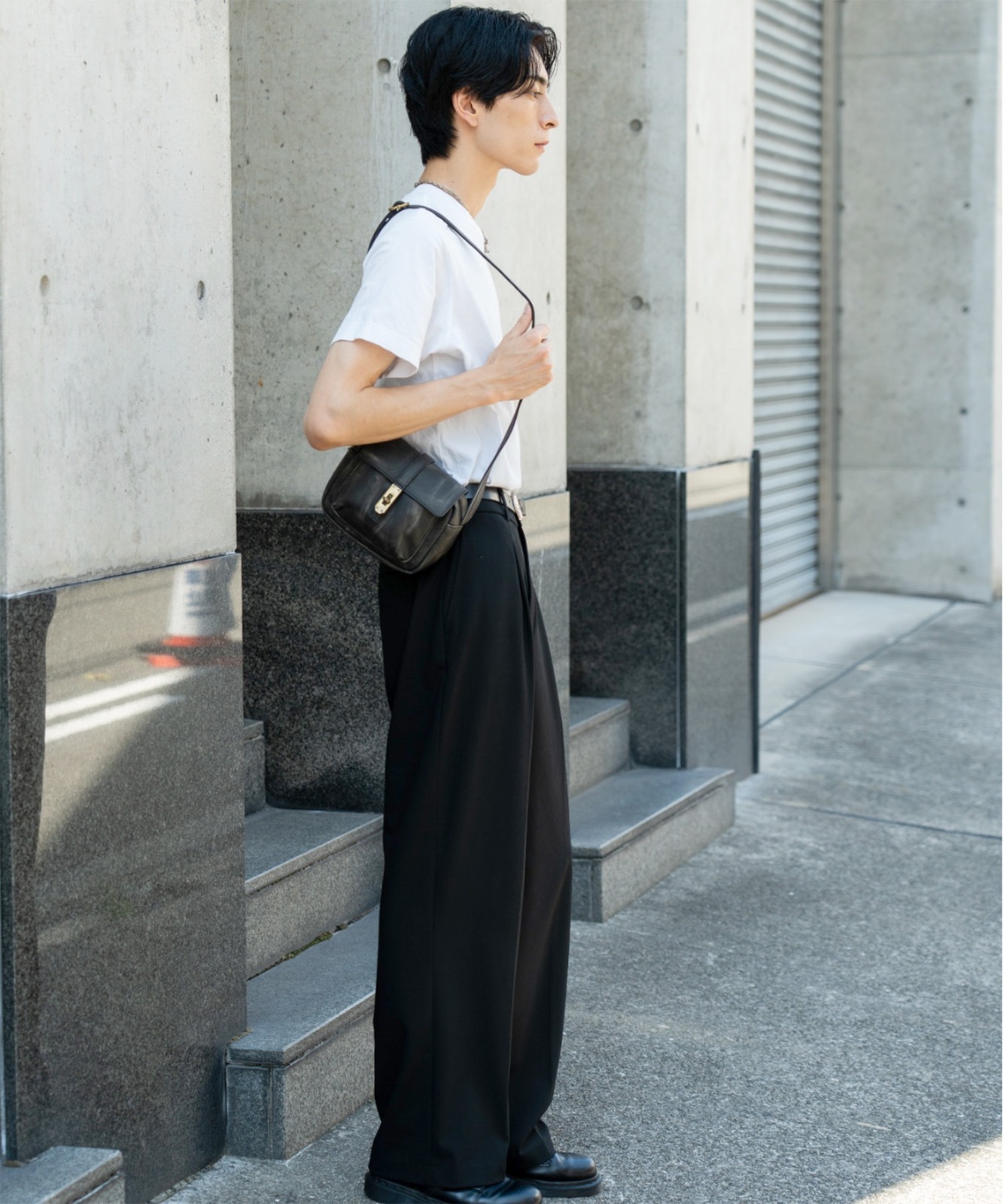 【 DEVICE 】 ヴィンテージデザイン ヴァティカルベルト ショルダーバッグ メンズ レディース ユニセックス おしゃれ ブランド 学生 カジュアル ストリート きれいめ 大人 通勤 DSG25040