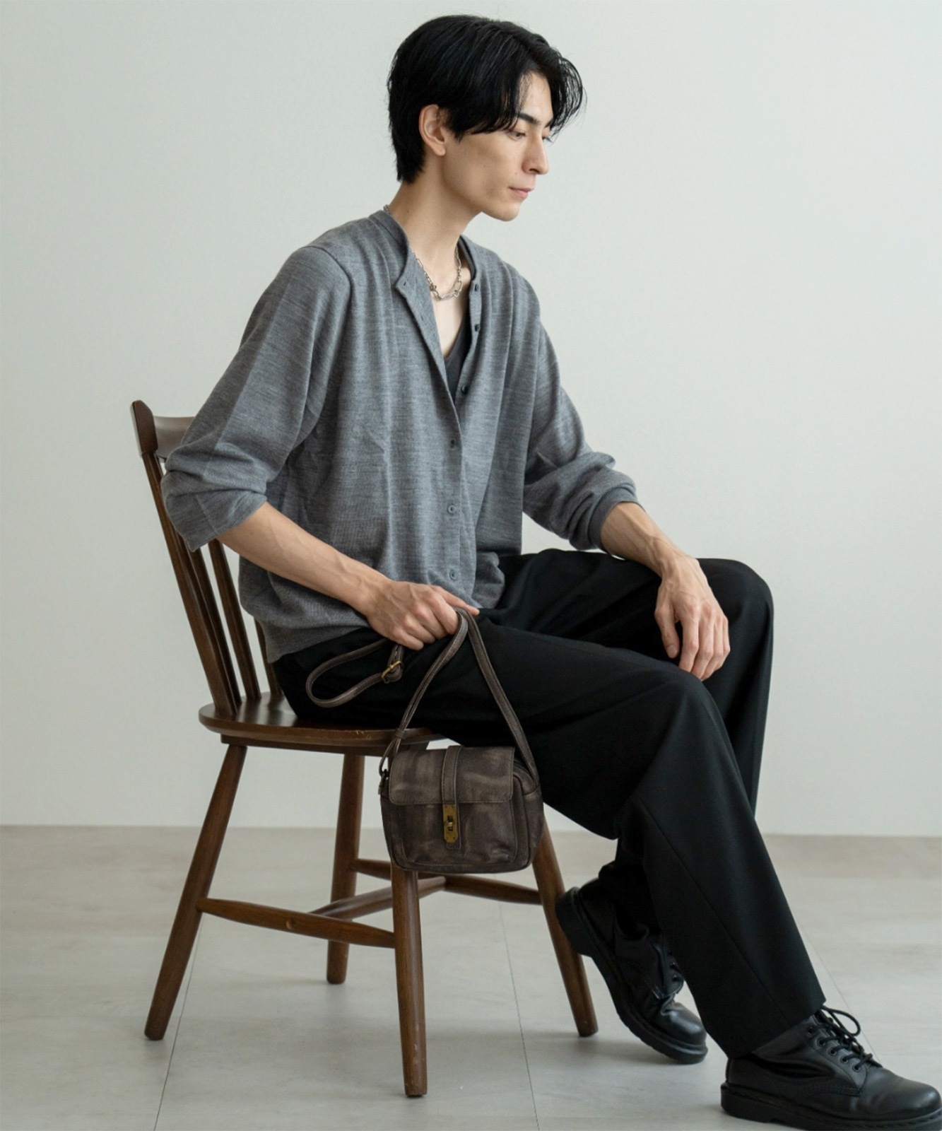 【 DEVICE 】 ヴィンテージデザイン ヴァティカルベルト ショルダーバッグ メンズ レディース ユニセックス おしゃれ ブランド 学生 カジュアル ストリート きれいめ 大人 通勤 DSG25040