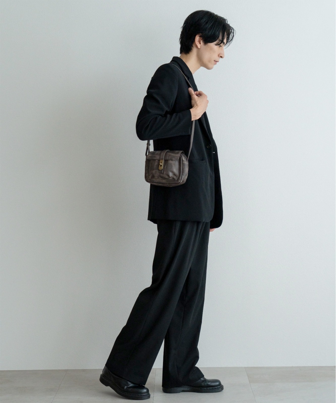 【 DEVICE 】 ヴィンテージデザイン ヴァティカルベルト ショルダーバッグ メンズ レディース ユニセックス おしゃれ ブランド 学生 カジュアル ストリート きれいめ 大人 通勤 DSG25040