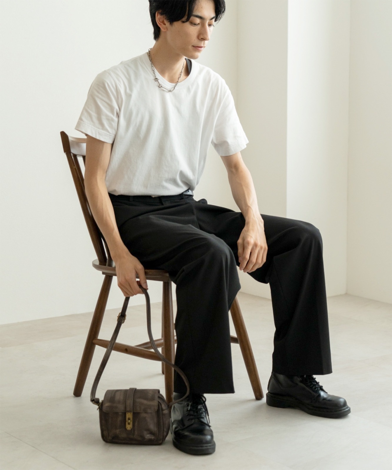 【 DEVICE 】 ヴィンテージデザイン ヴァティカルベルト ショルダーバッグ メンズ レディース ユニセックス おしゃれ ブランド 学生 カジュアル ストリート きれいめ 大人 通勤 DSG25040