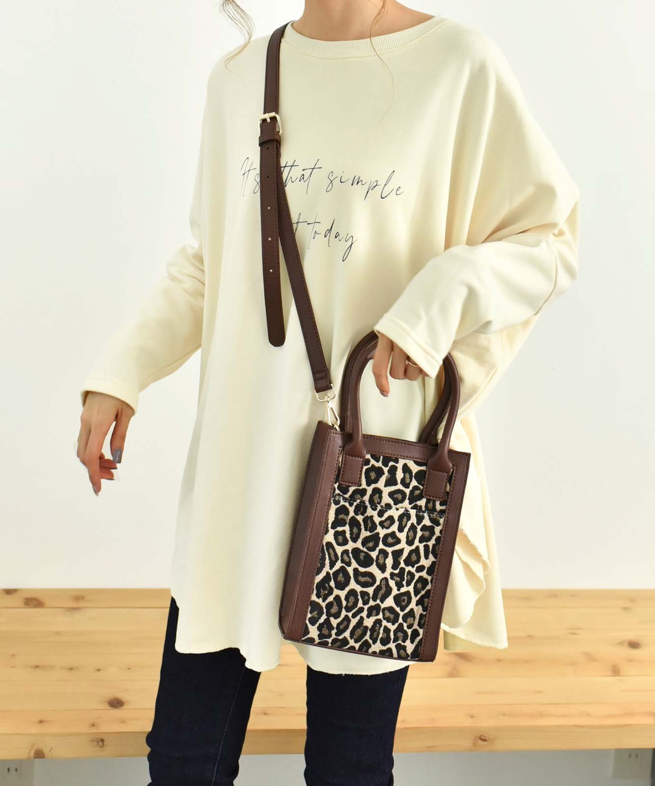 Rename スクエア ミニトート ショルダーバッグ