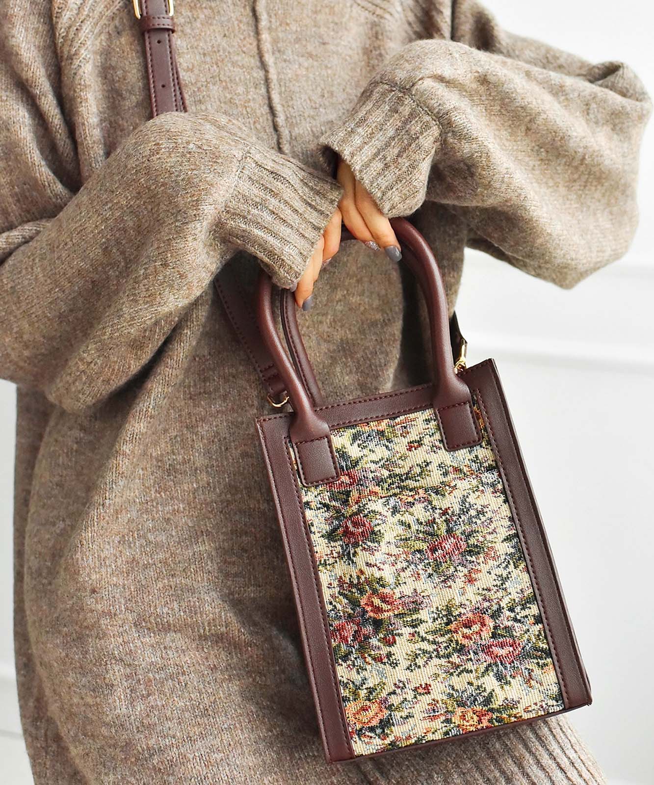 Rename スクエア ミニトート ショルダーバッグ