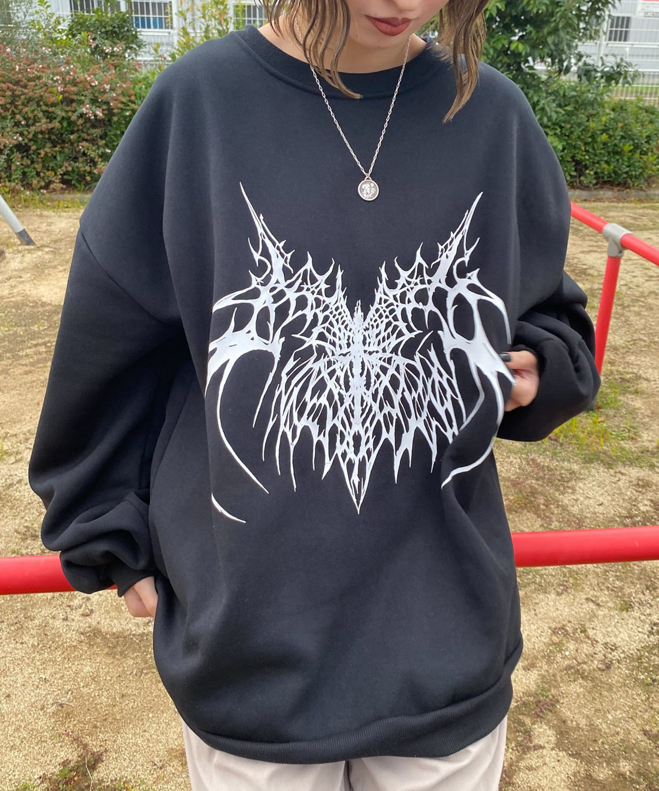 DEVICE select オーバーサイズ アソート モチーフ スウェット トレーナー