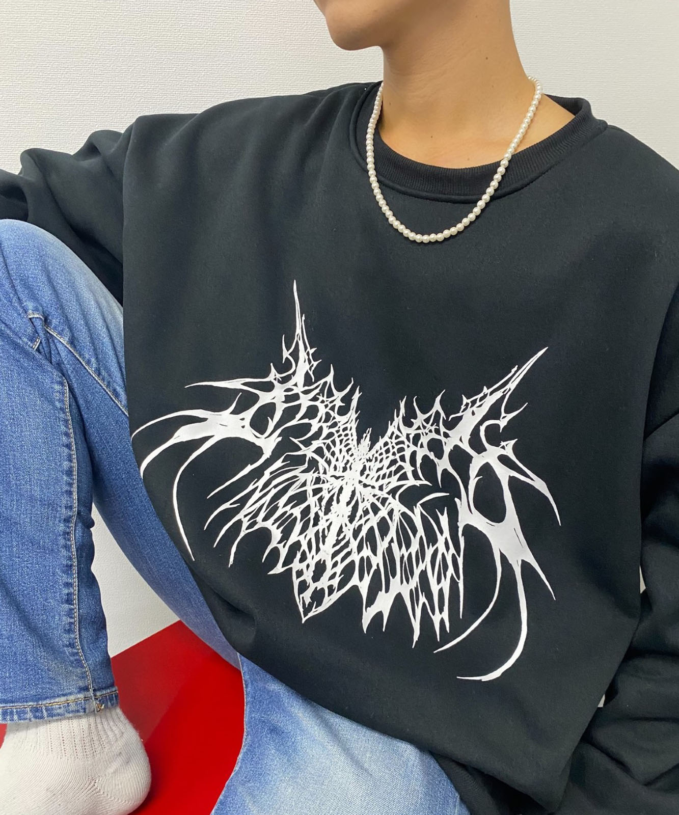 DEVICE select オーバーサイズ アソート モチーフ スウェット トレーナー