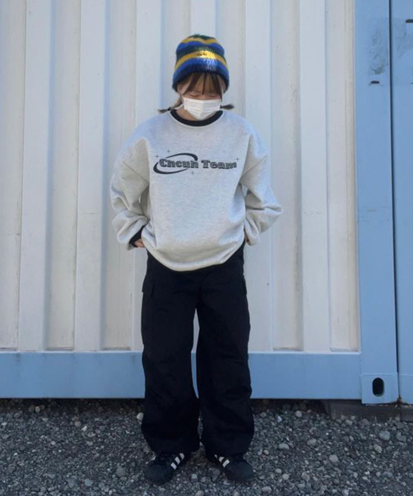 DEVICE select オーバーサイズ アソート モチーフ スウェット トレーナー