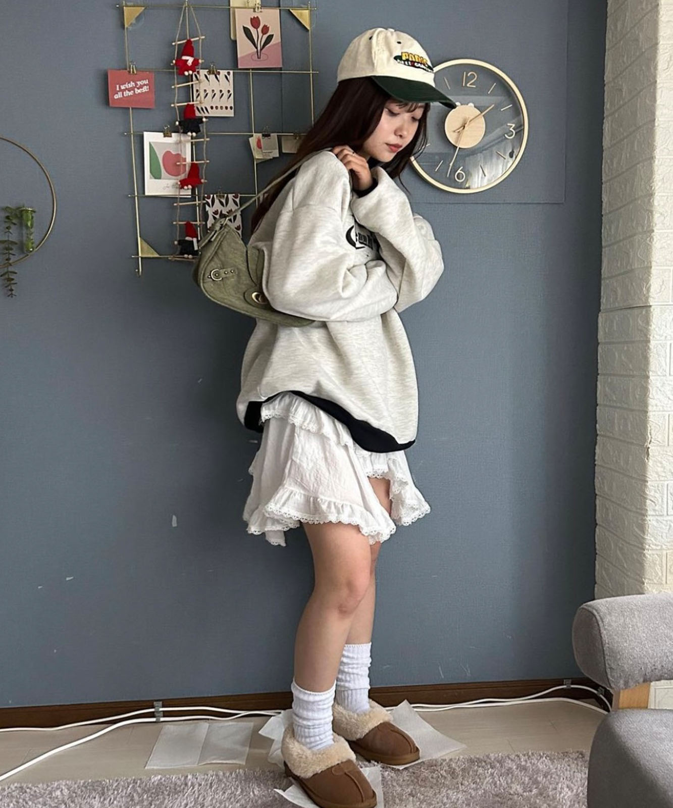 DEVICE select オーバーサイズ アソート モチーフ スウェット トレーナー