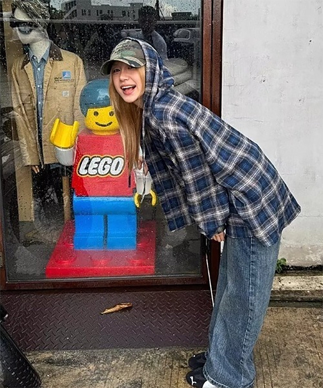 【 DEVICE select 】 フーディー ヴィンテージライク チェックシャツ メンズ レディース ユニセックス 韓国風 Y2K ストリート カジュアル 秋服 TA1298