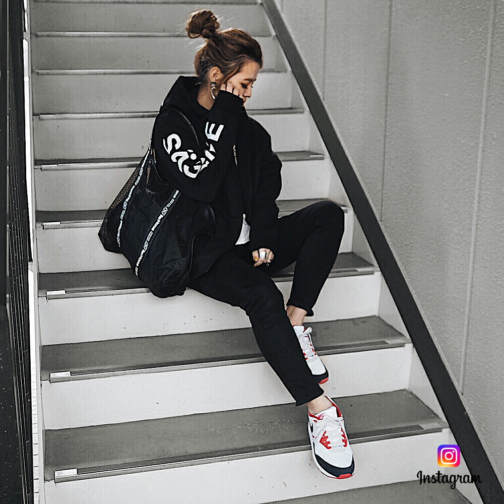 Rename プリントテープメッシュトートバッグ