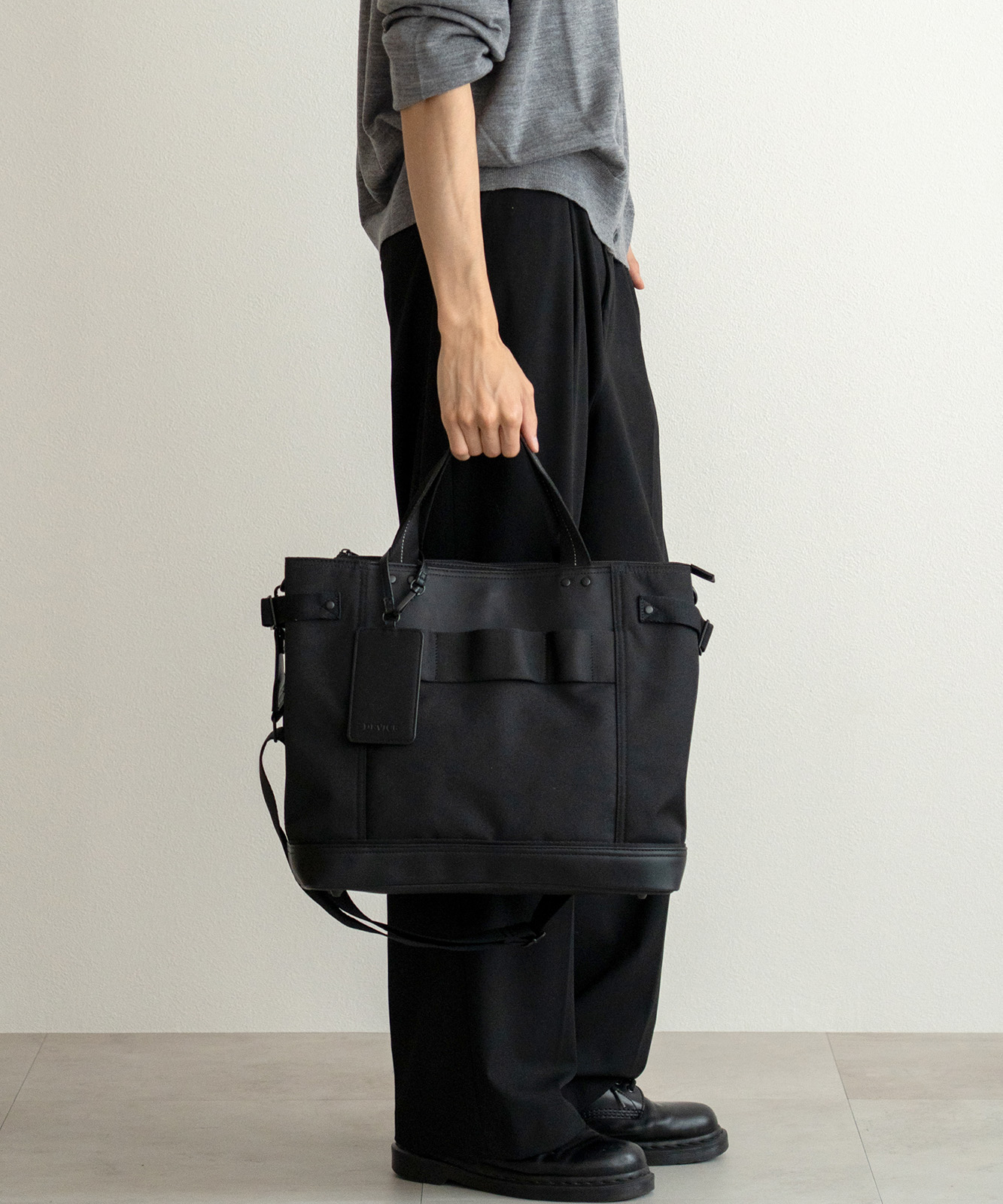【 DEVICE 】 ビジカジ トートバッグ コーデュラナイロン 通勤 通学 大容量 PC収納 メンズ レディース DTN25072