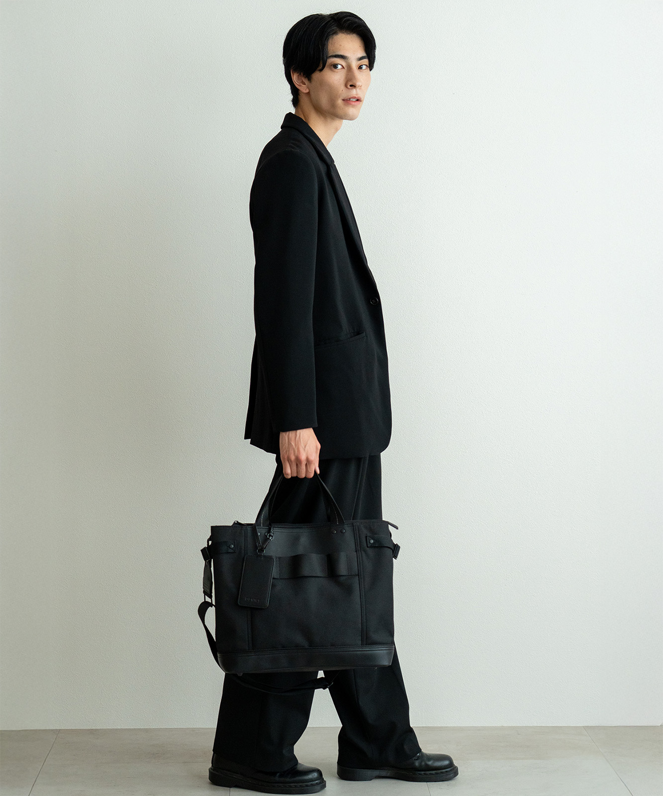 【 DEVICE 】 ビジカジ トートバッグ コーデュラナイロン 通勤 通学 大容量 PC収納 メンズ レディース DTN25072