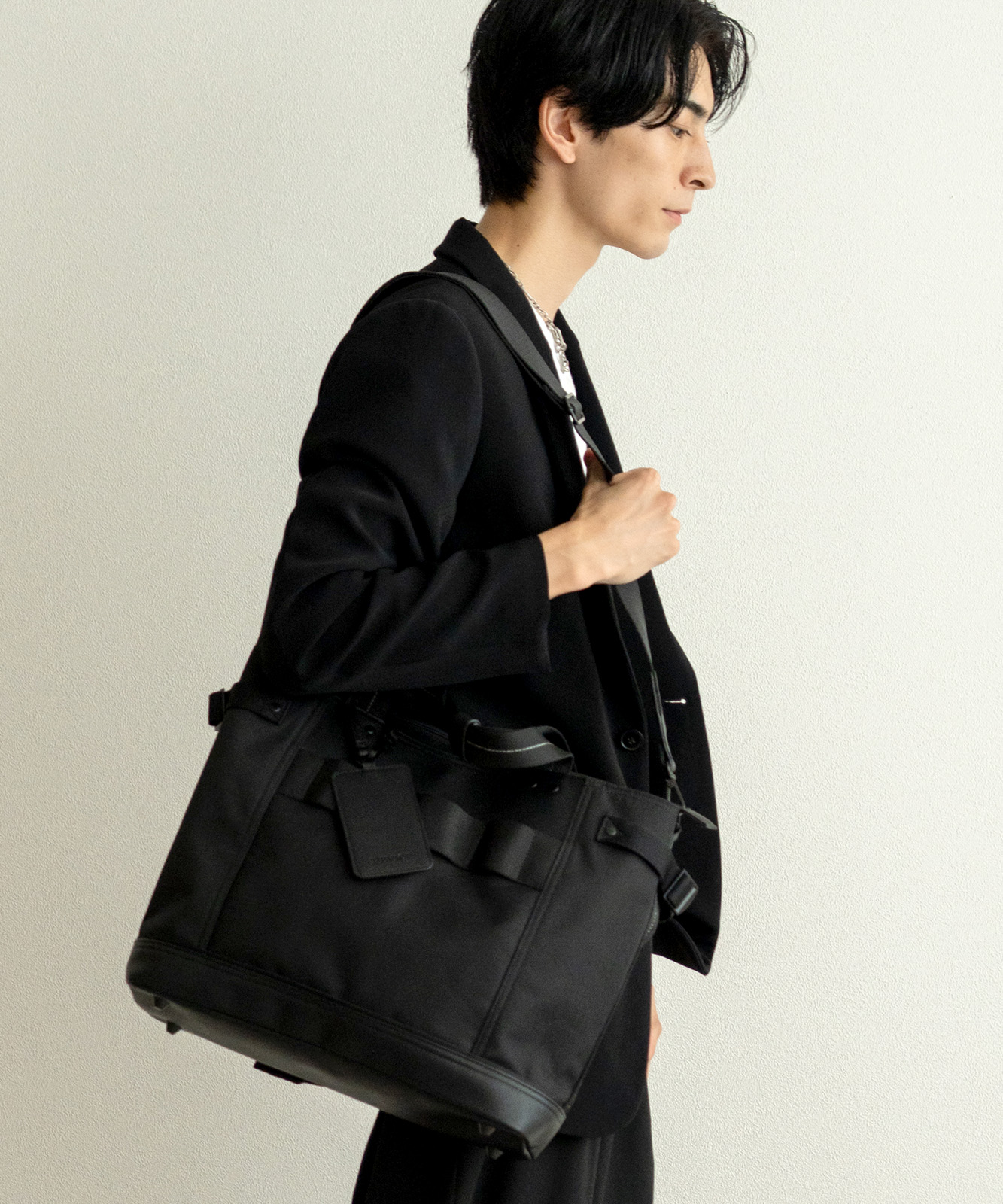 【 DEVICE 】 ビジカジ トートバッグ コーデュラナイロン 通勤 通学 大容量 PC収納 メンズ レディース DTN25072