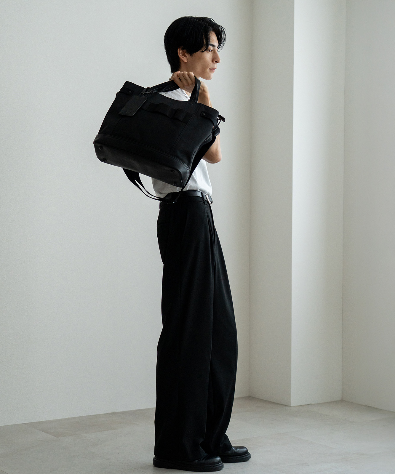 【 DEVICE 】 ビジカジ トートバッグ コーデュラナイロン 通勤 通学 大容量 PC収納 メンズ レディース DTN25072