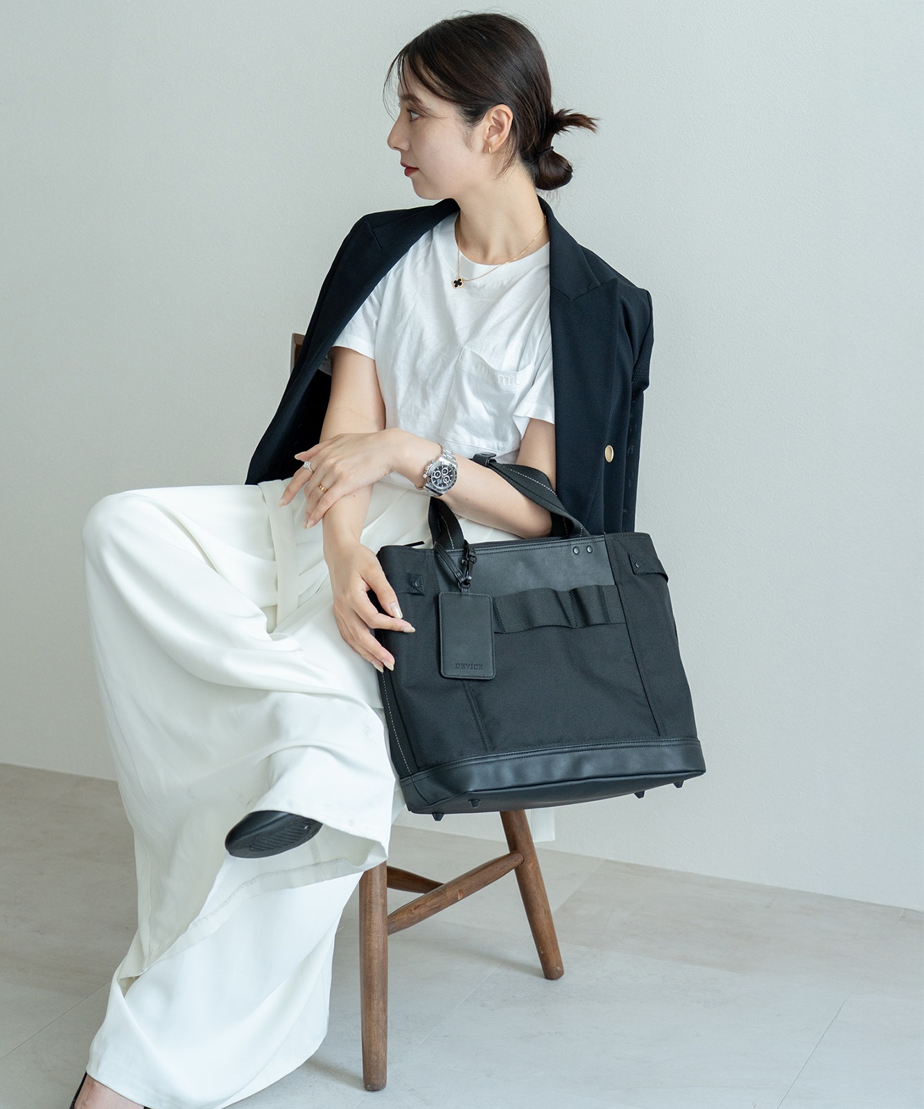 【 DEVICE 】 ビジカジ トートバッグ コーデュラナイロン 通勤 通学 大容量 PC収納 メンズ レディース DTN25072