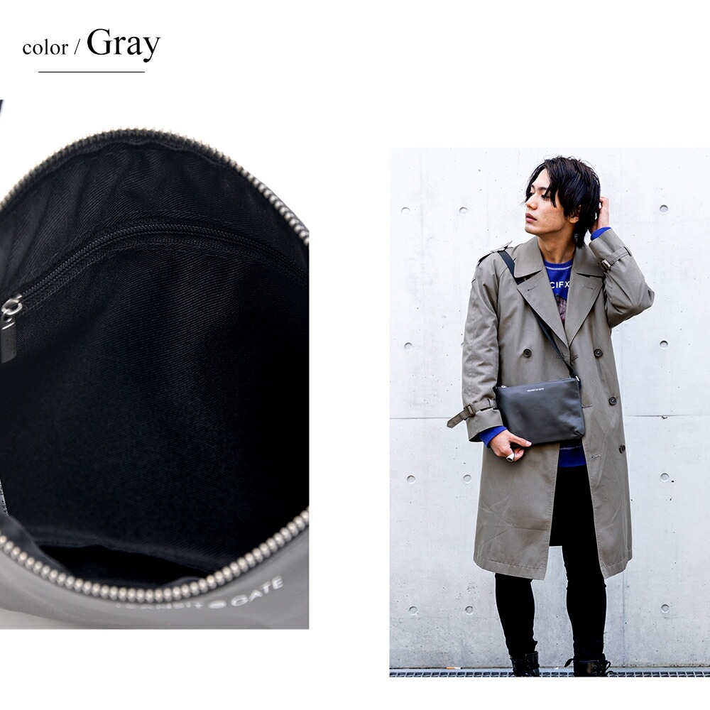 TransitGate G2 本革サコッシュバッグ