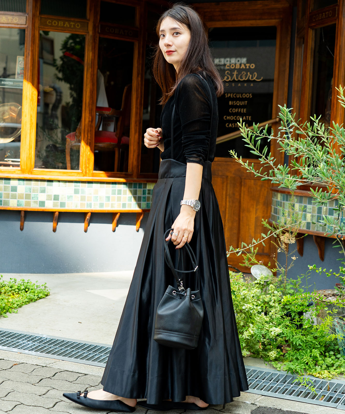 DEVICE ヴィンテージデザイン 巾着 ショルダーバッグ