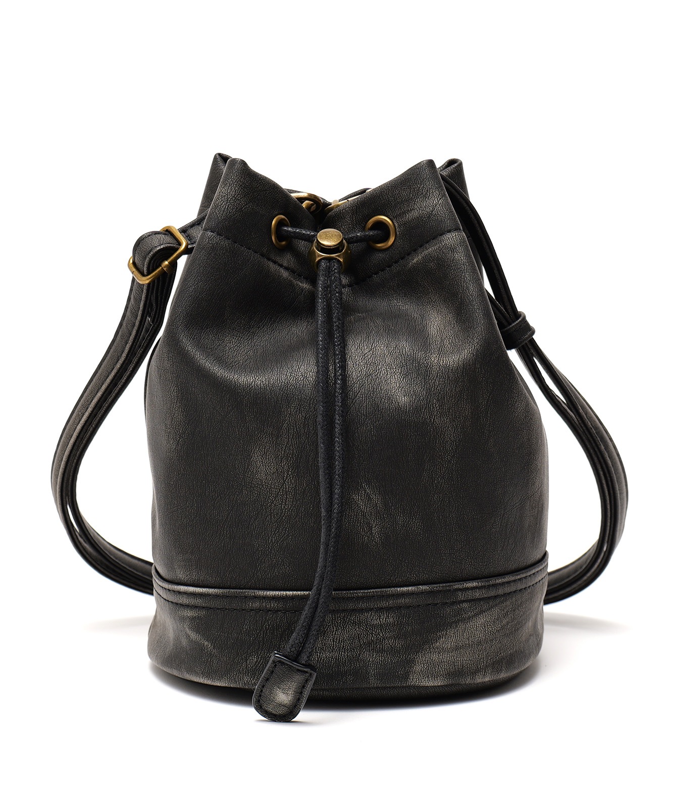 DEVICE ヴィンテージデザイン 巾着 ショルダーバッグ