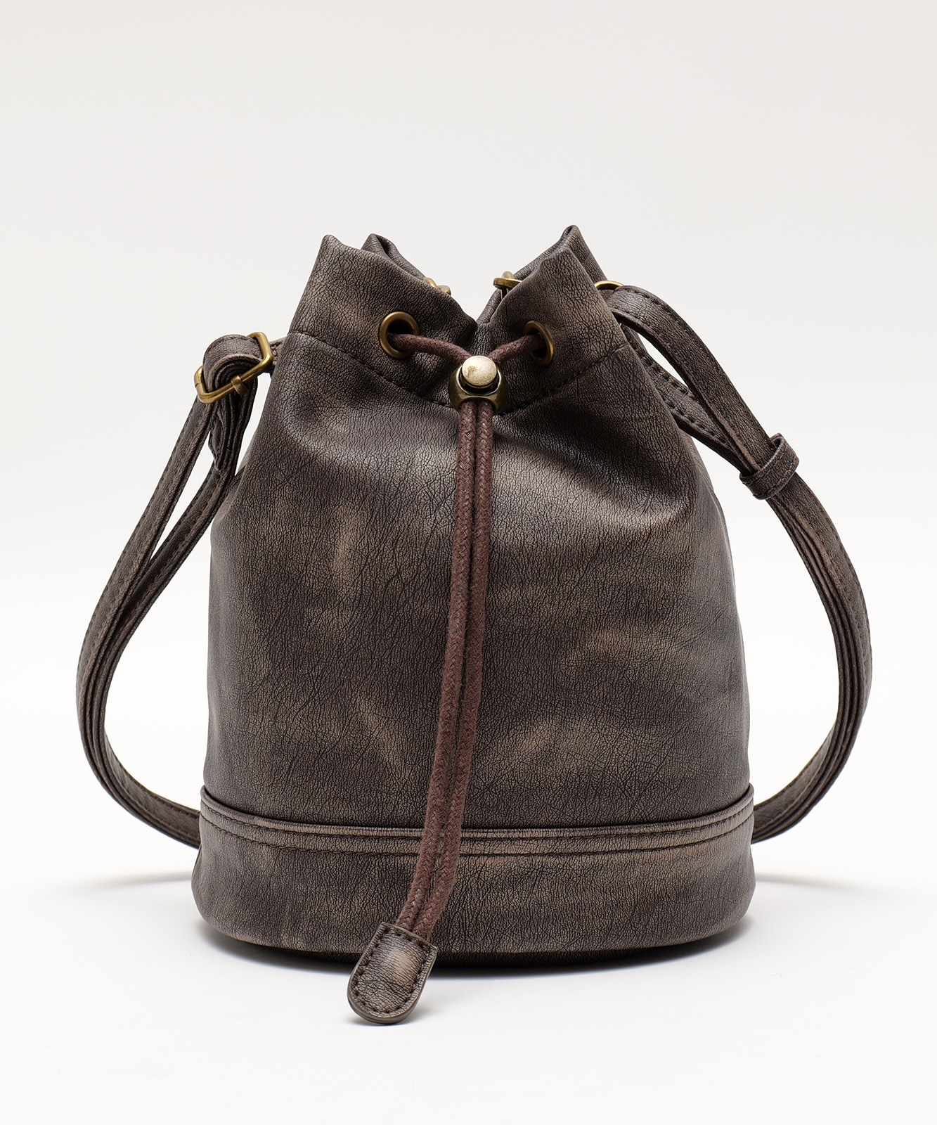 DEVICE ヴィンテージデザイン 巾着 ショルダーバッグ