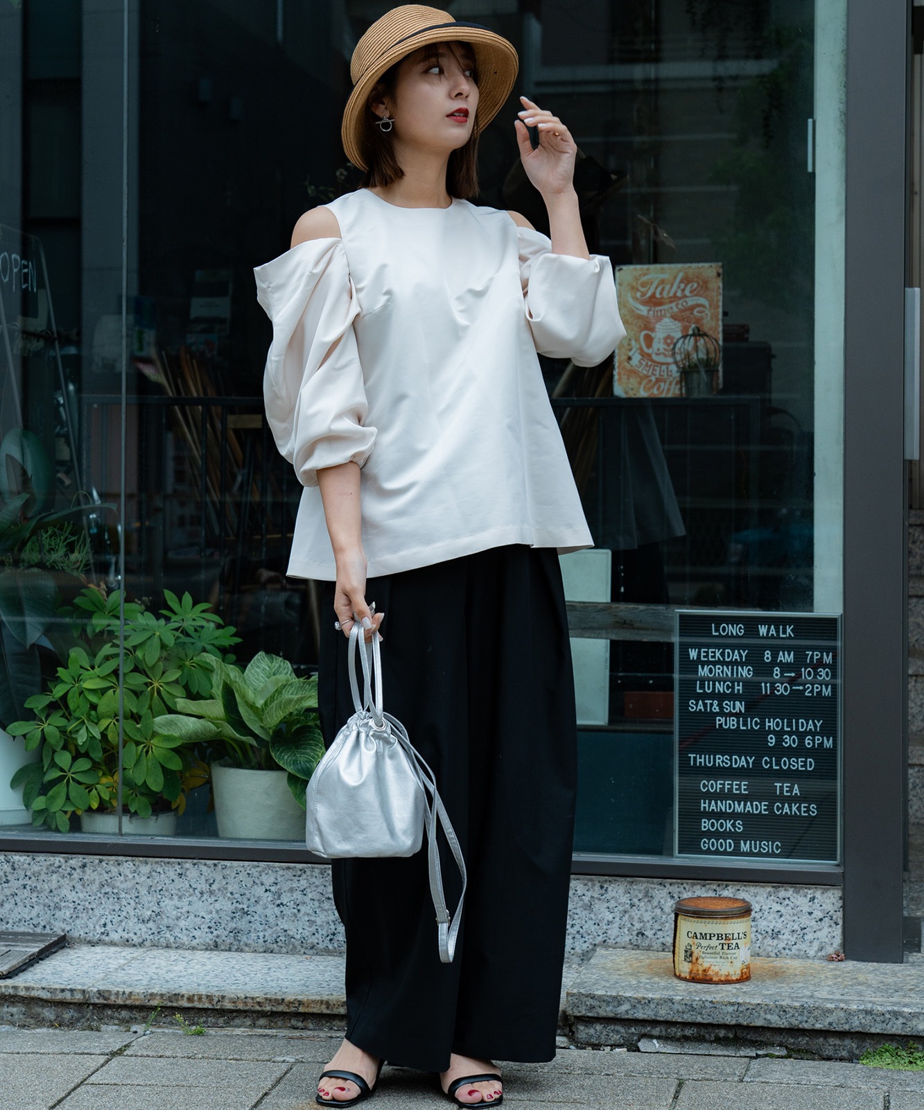 【 DEVICE × じーたーコラボ 】 Rename ソフトフェイクレザー 巾着ショルダーバッグ メンズ レディース RSG20133