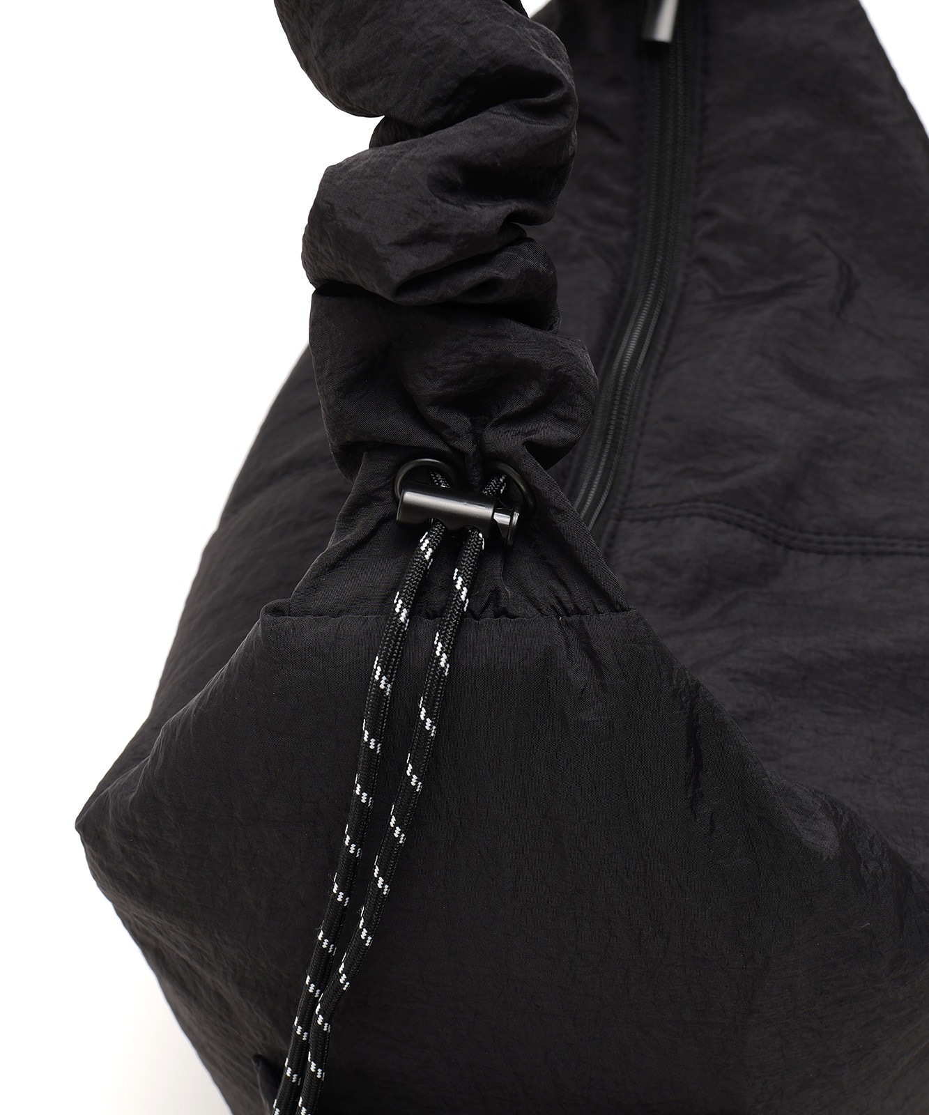 DEVICE+ 軽量  ギャザー ドローコード ショルダーバッグ メンズ レディース