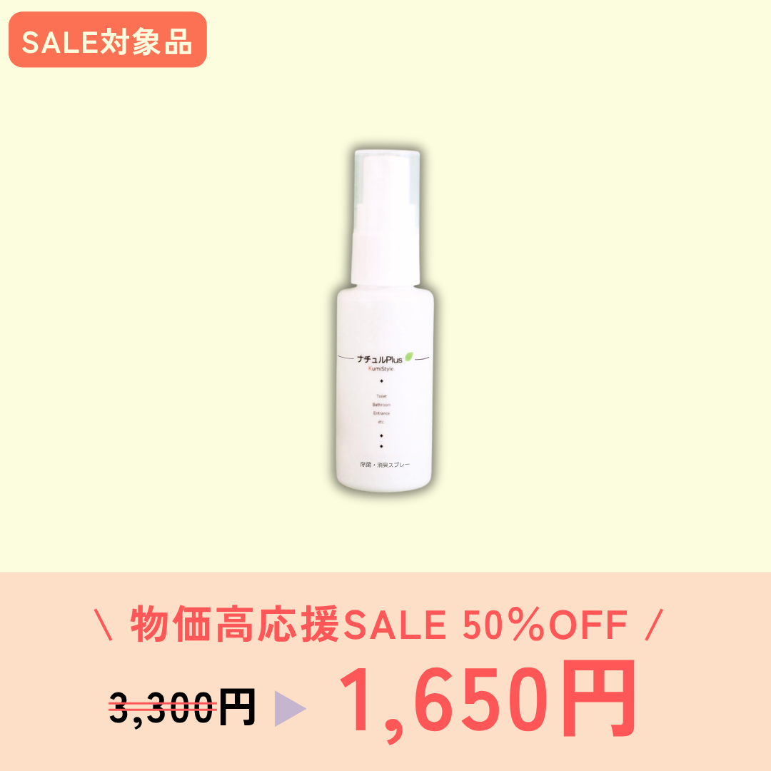 【物価高応援セール】旧モデルナチュルPlusPRO 消臭・除菌スプレー 50ml【半額】
