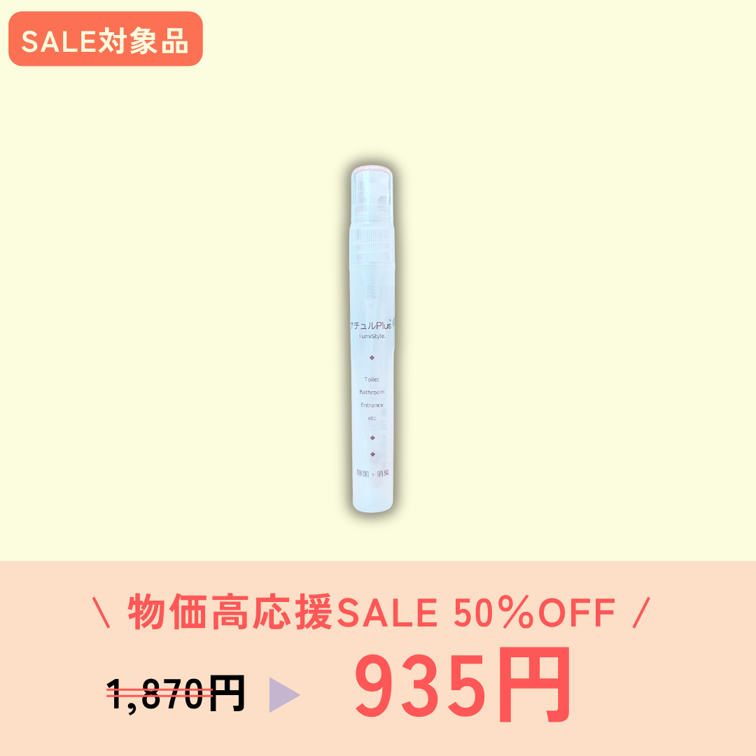 【物価高応援セール】旧モデルナチュルPlusPRO 消臭・除菌スプレー 12ml【半額】
