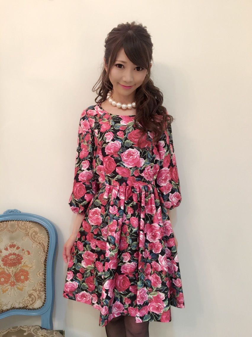 フェリエワンピ【バロックローズ柄】 ： JESUS DIAMANTE [ジーザス